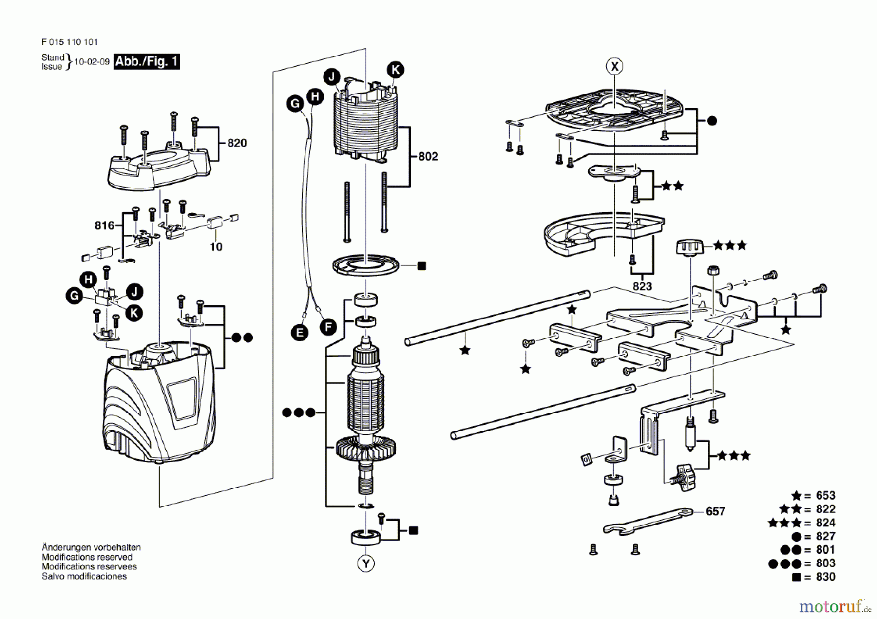 Bosch Werkzeug Oberfräse 1101 Seite 1
