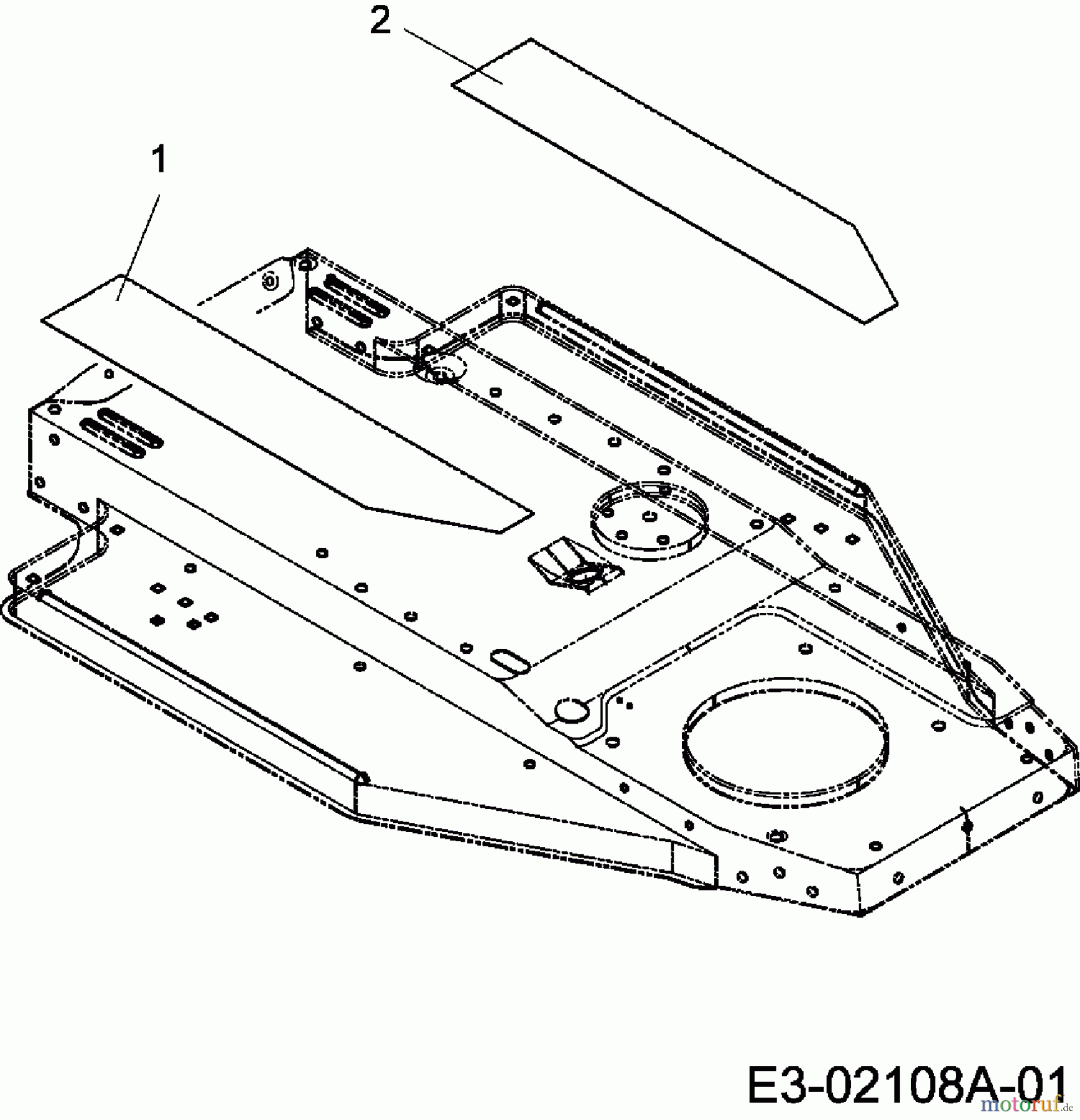  MTD Rasentraktoren RH 155 B 13DA458E600  (2004) Trittbrettbelag