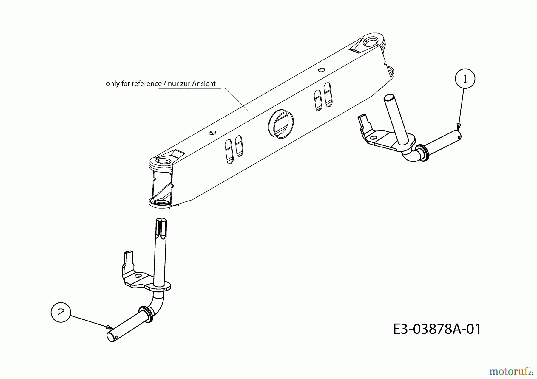  MTD ältere Modelle Rasentraktoren LH 175 13AN793G676  (2008) Achsschenkel