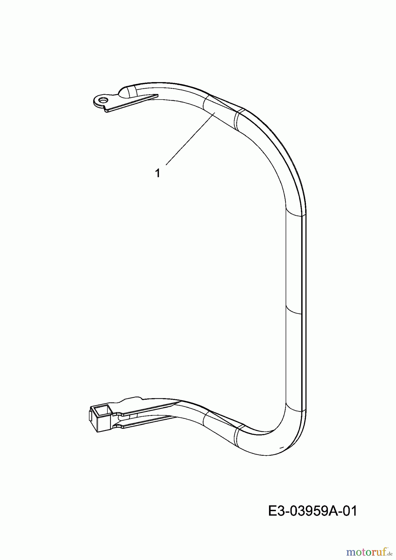 MTD ältere Modelle Elektromäher E 33 W 18D-M4D-600 (2010) Schaltbügel