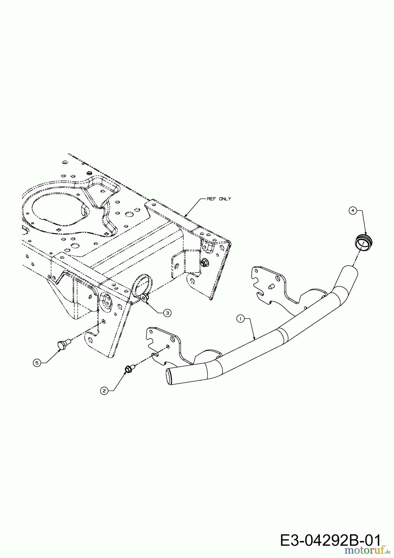  Cub Cadet Zero Turn All Rounder 1050 17AI9BKP603  (2011) Stoßstange