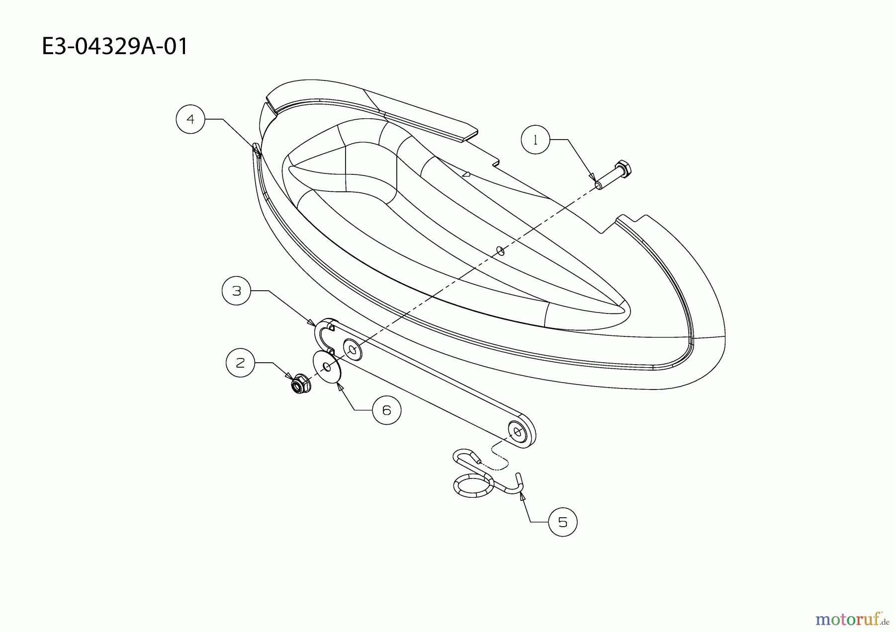 Cub Cadet Zero Turn FMZ 42 17AE4BFR603 (2009) Mulchklappe