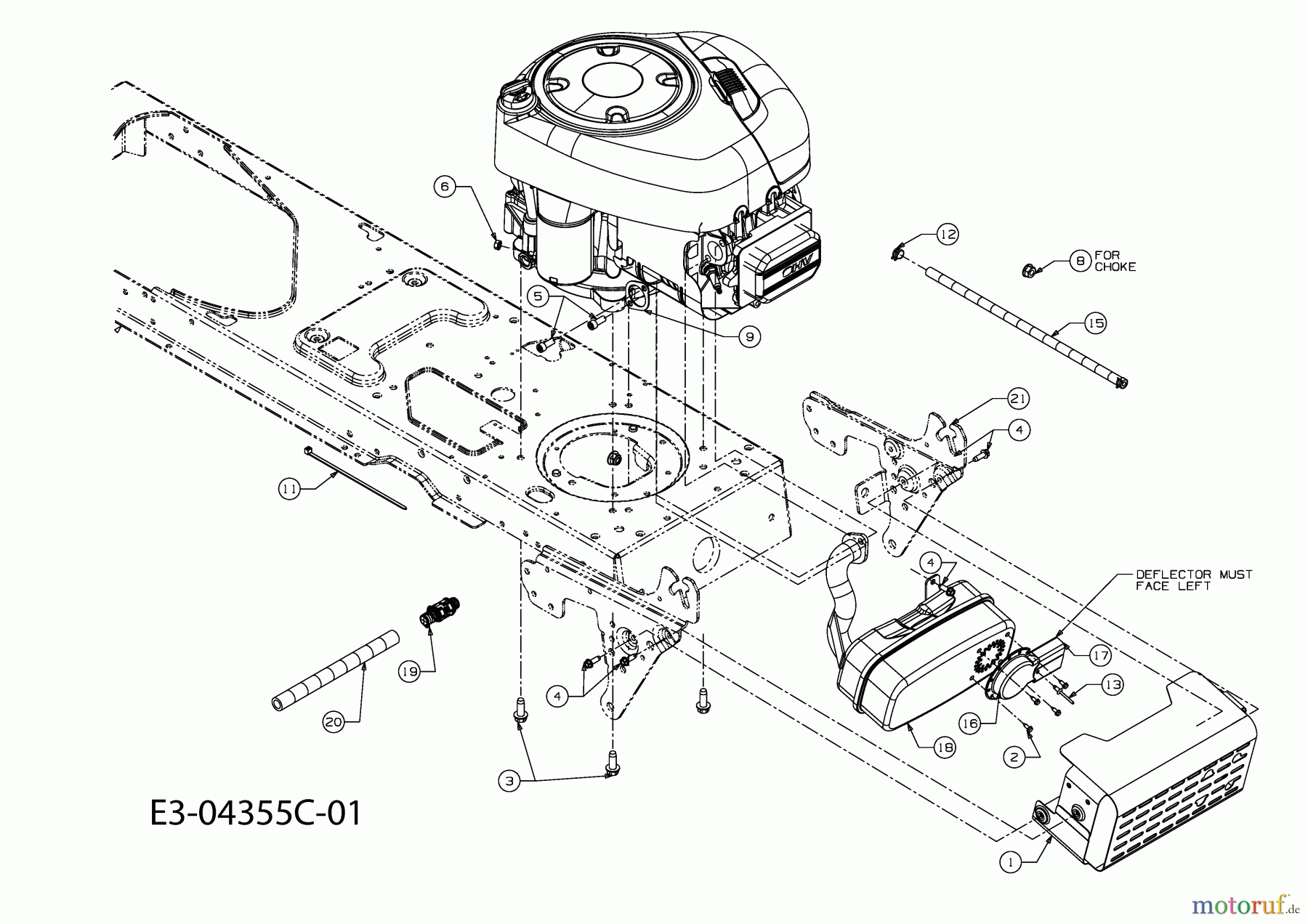  Gutbrod Rasentraktoren SLX 107 SH 13AO51GG690  (2010) Motorzubehör