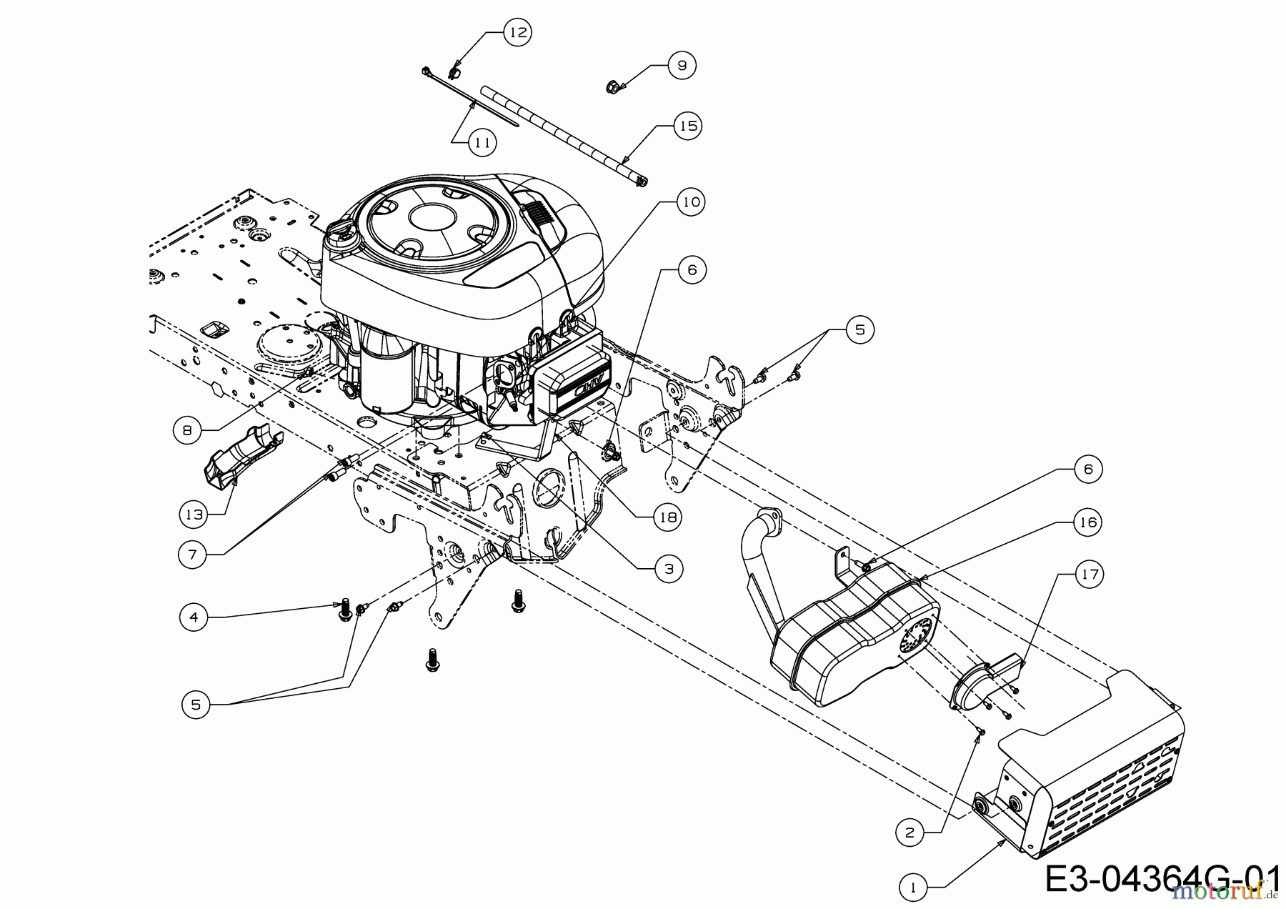  Bestgreen Rasentraktoren BG 1392 RBK 13HH765E655R  (2017) Motorzubehör