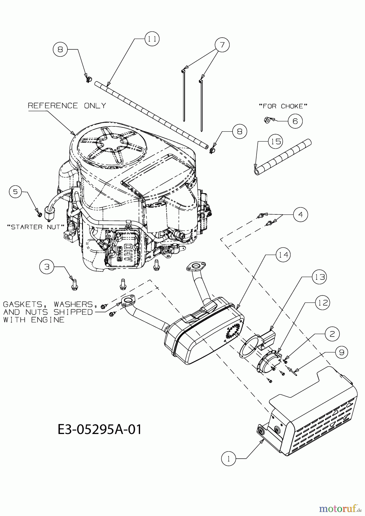  Massey Ferguson Rasentraktoren MF 48-24 RD 13CI51CJ495  (2010) Motorzubehör