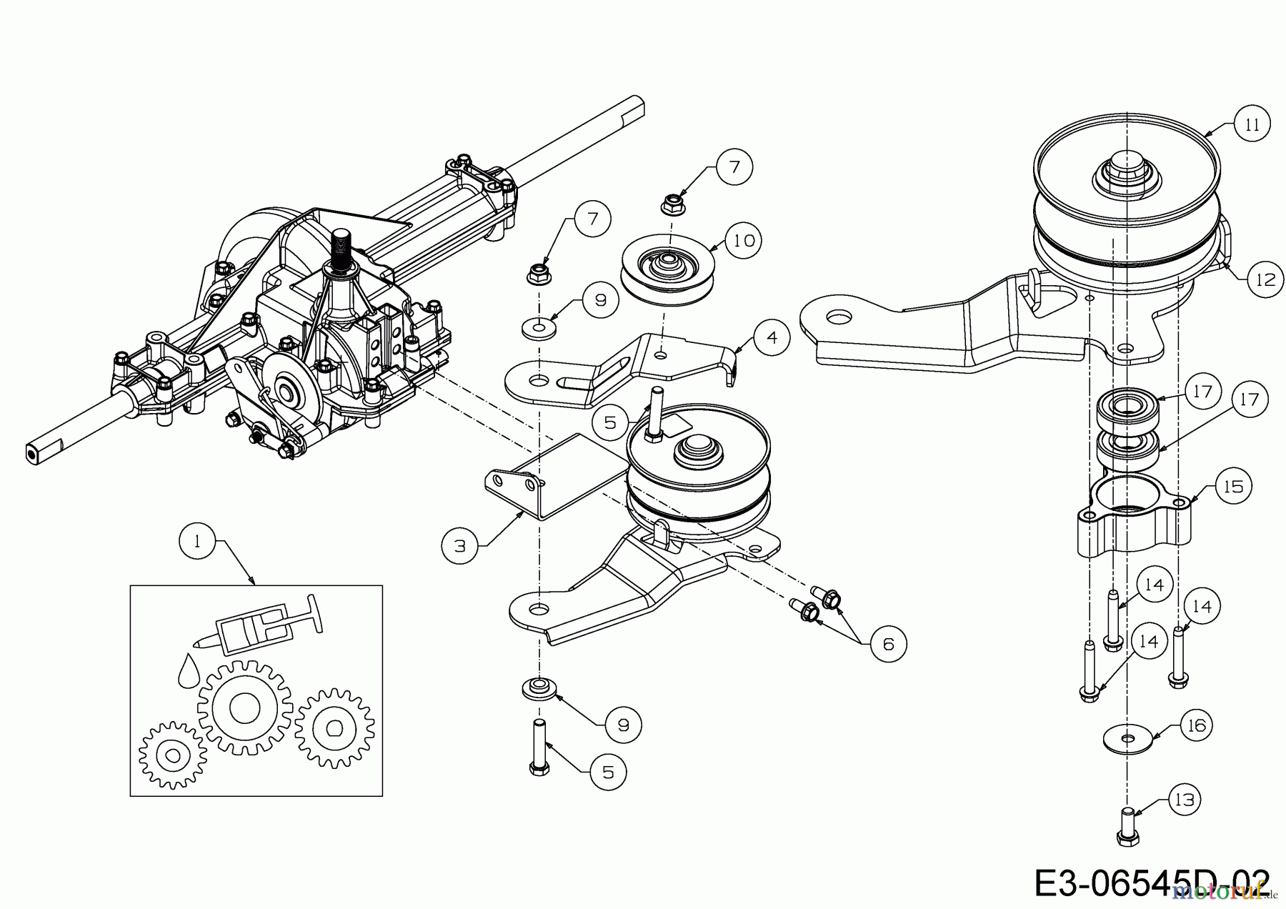  Massey Ferguson Rasentraktoren MF 38-13 ST 13HY77GF695  (2015) Variator