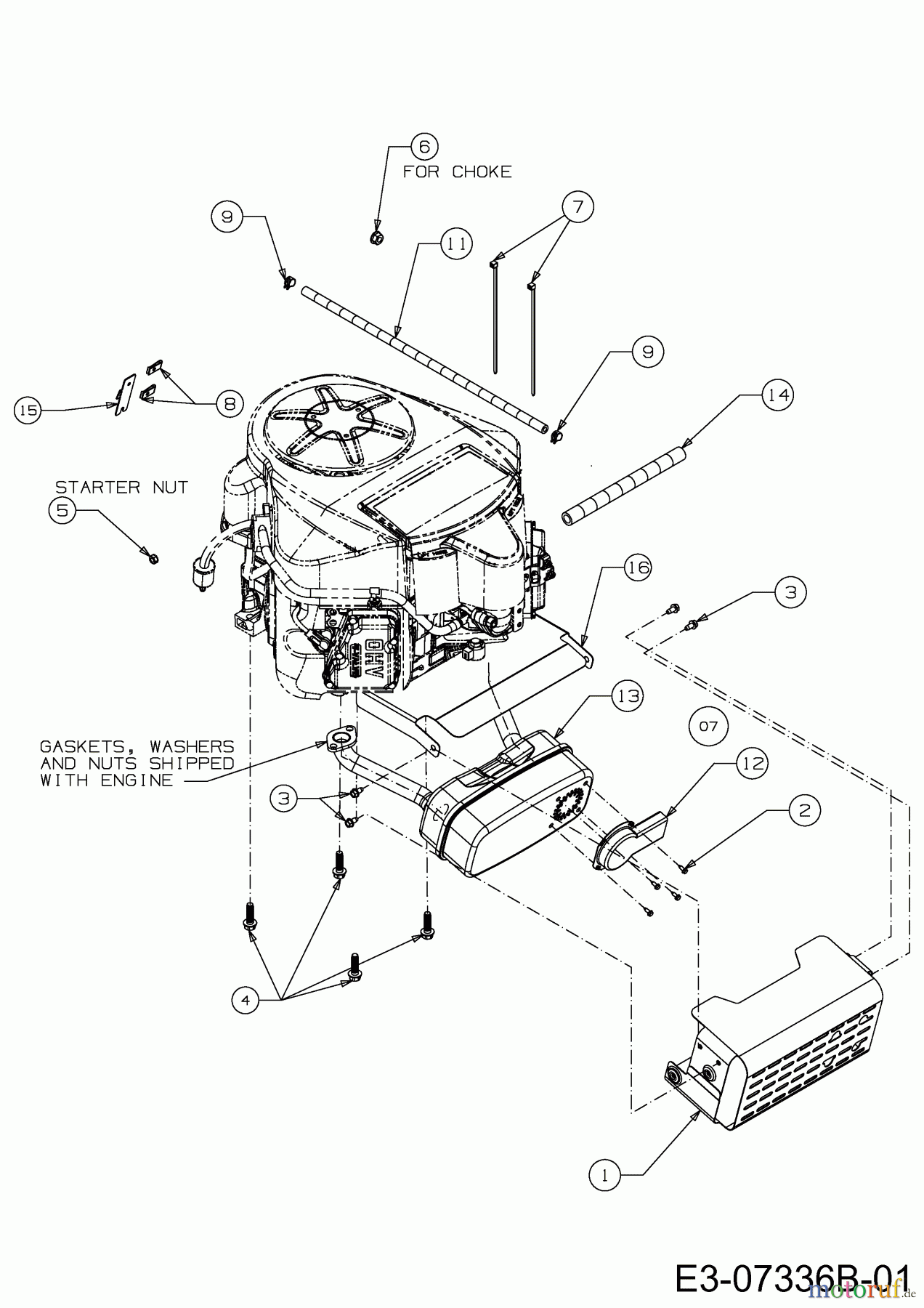  Massey Ferguson Rasentraktoren MF 50-24 SD 13BI92CP695  (2013) Motorzubehör