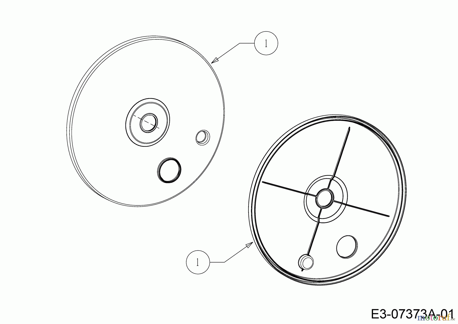  Verts Loisirs Motormäher mit Antrieb VL 53 DPKHW 12AKPN7D617  (2014) Radabdeckungen