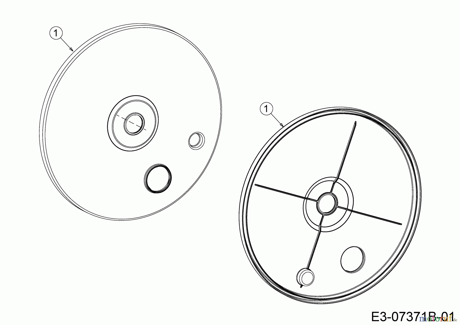  WOLF-Garten Expert Motormäher mit Antrieb Expert 46 BA V 12BVK15E650  (2016) Radabdeckungen