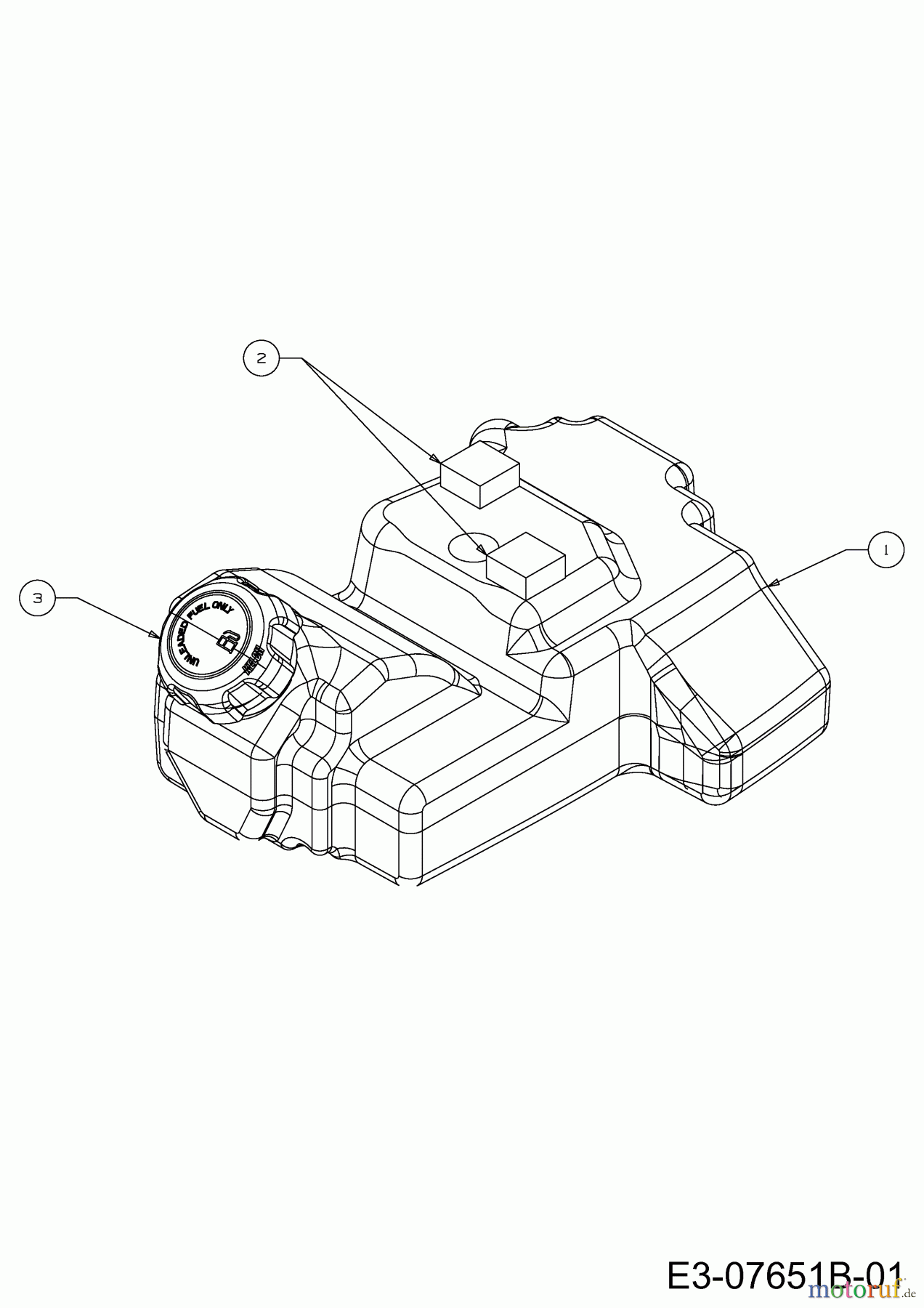  Cub Cadet Rasentraktoren LR1 NS76 13C226JD603  (2017) Tank
