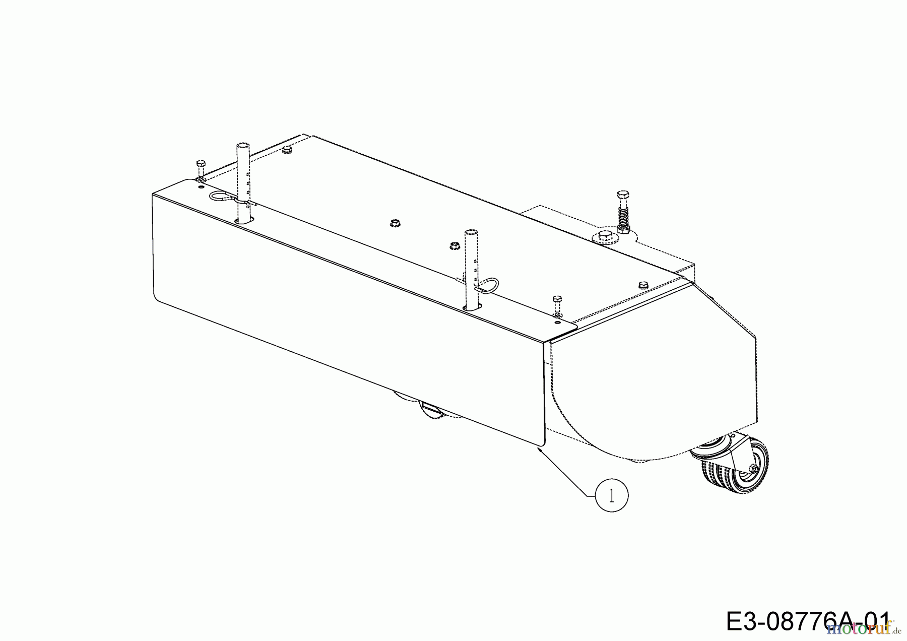  MTD Kehrmaschine Optima PS 700 24A-812C678  (2014) Schürfleiste