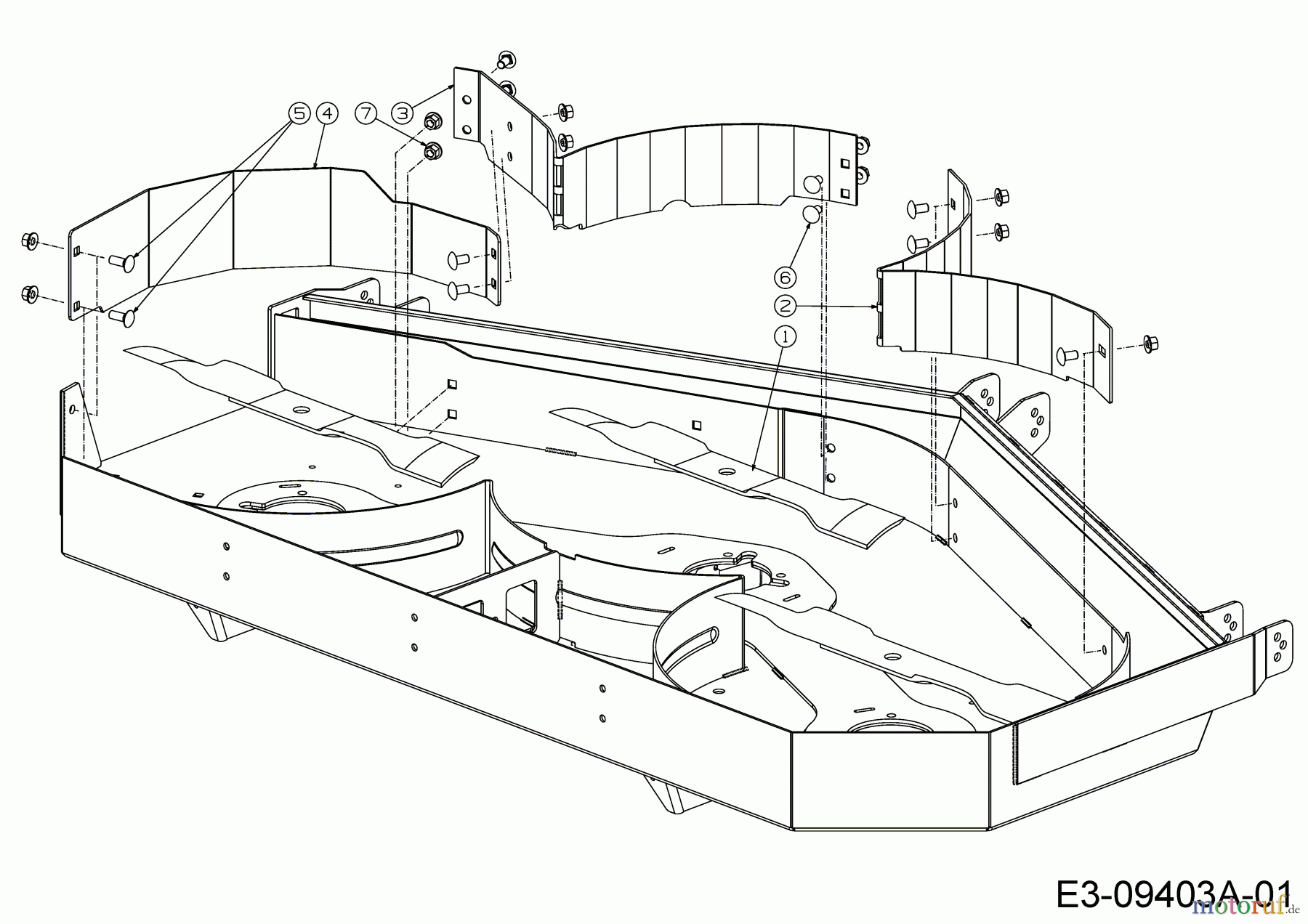  MTD Zubehör Zubehör Zero Turn Mulch Kits für Z-Force SZ 60 19A70039100  (2015) Mulch Kit