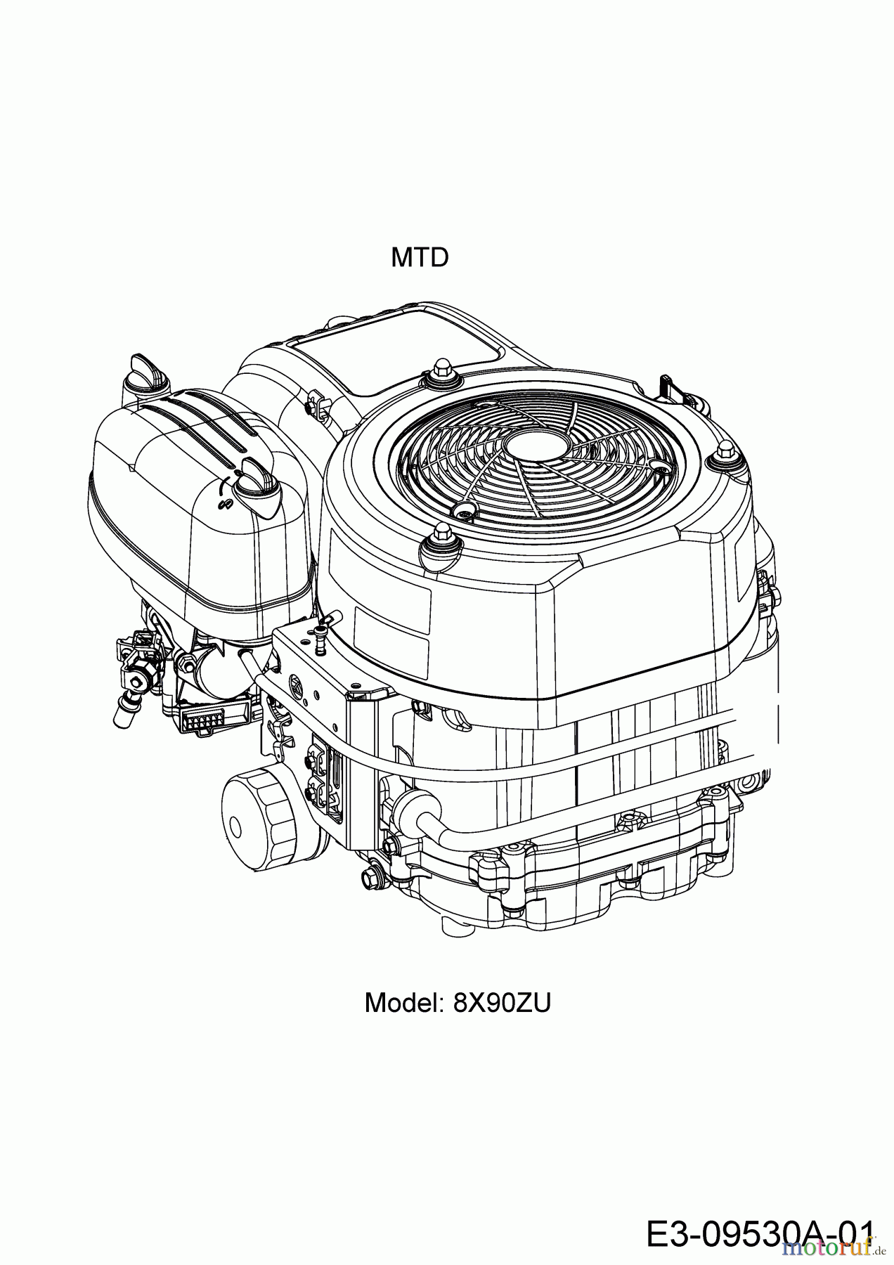  Cub Cadet Zero Turn XZ1 107 17CMCACS603  (2017) Motor MTD