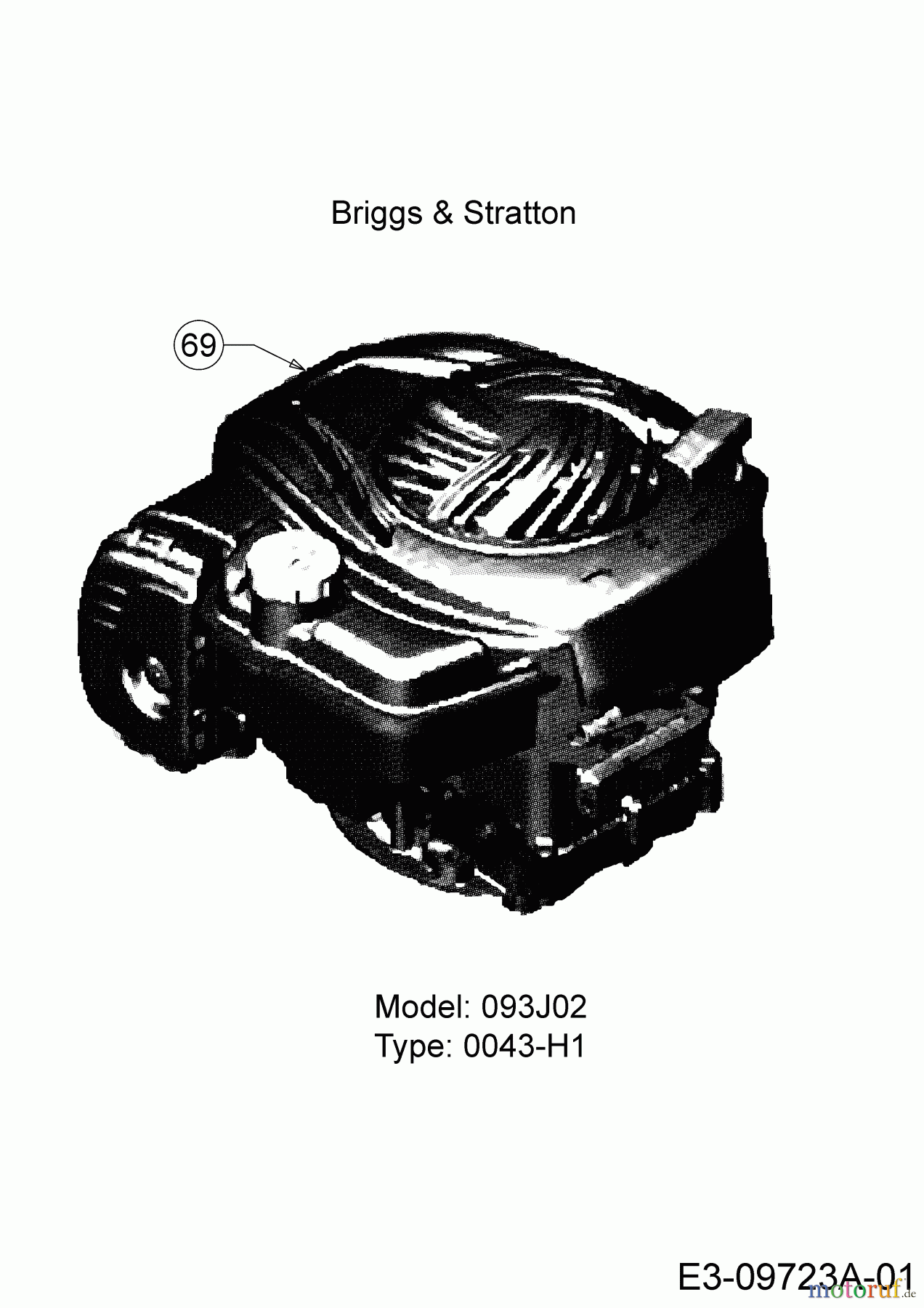  MTD Motormäher 51 BC-5 11A-075P600  (2017) Motor Briggs & Stratton