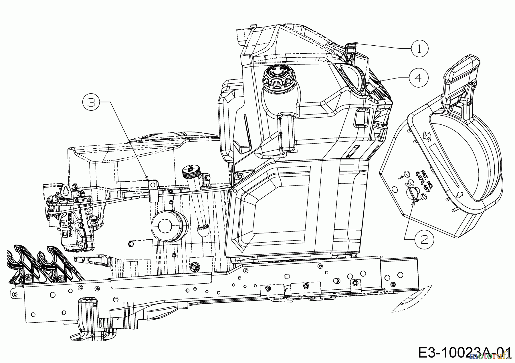  Cub Cadet Rasentraktoren XT3 QR95 13AFA5CB603  (2017) Choke- und Gaszug