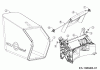 Wolf-Garten AH 4200 H 12A-LV5B650 (2018) Ersatzteile Grasfangsack, Heckklappe, Leitstück hinten