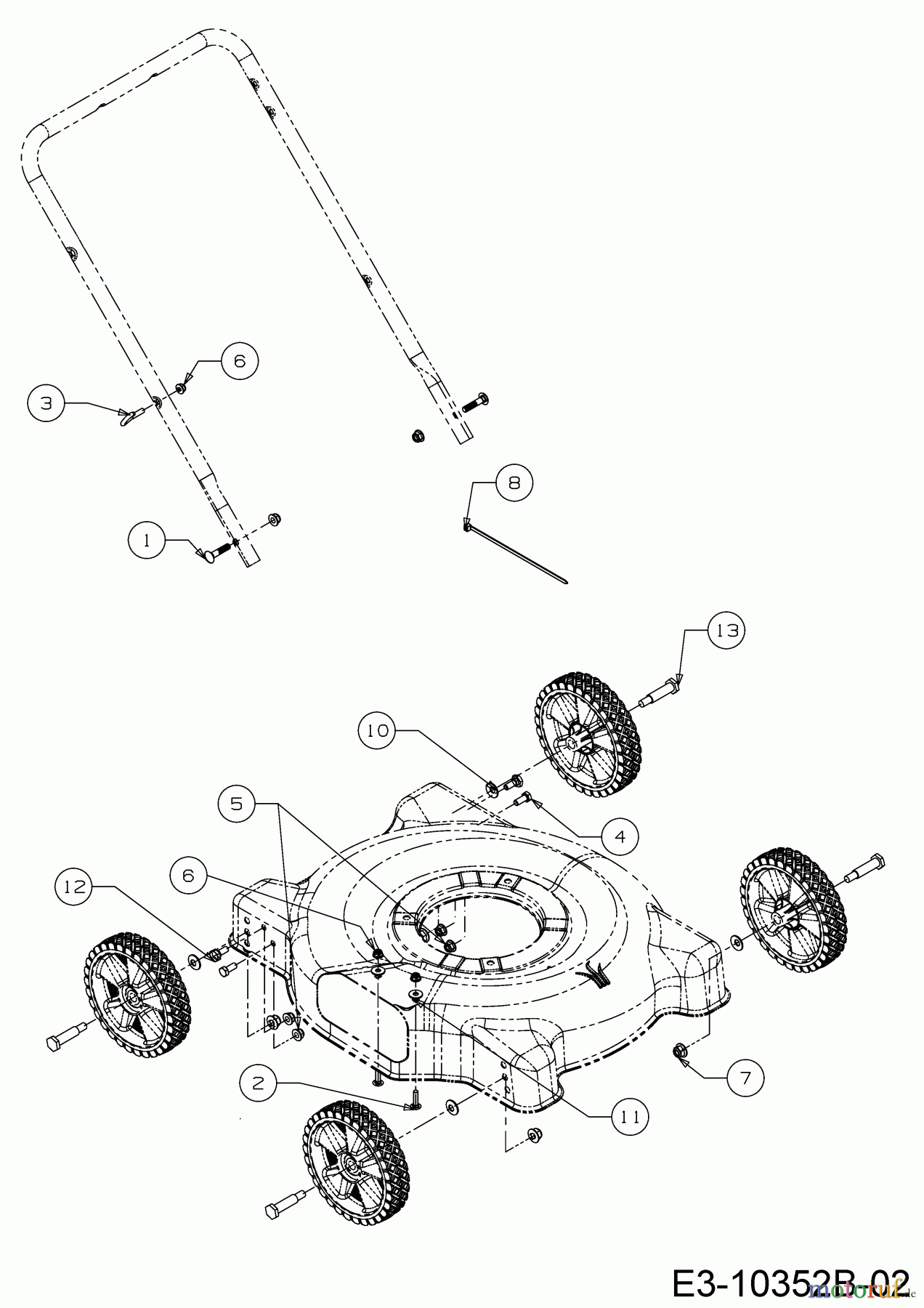  MTD Motormäher Yard Machines 20