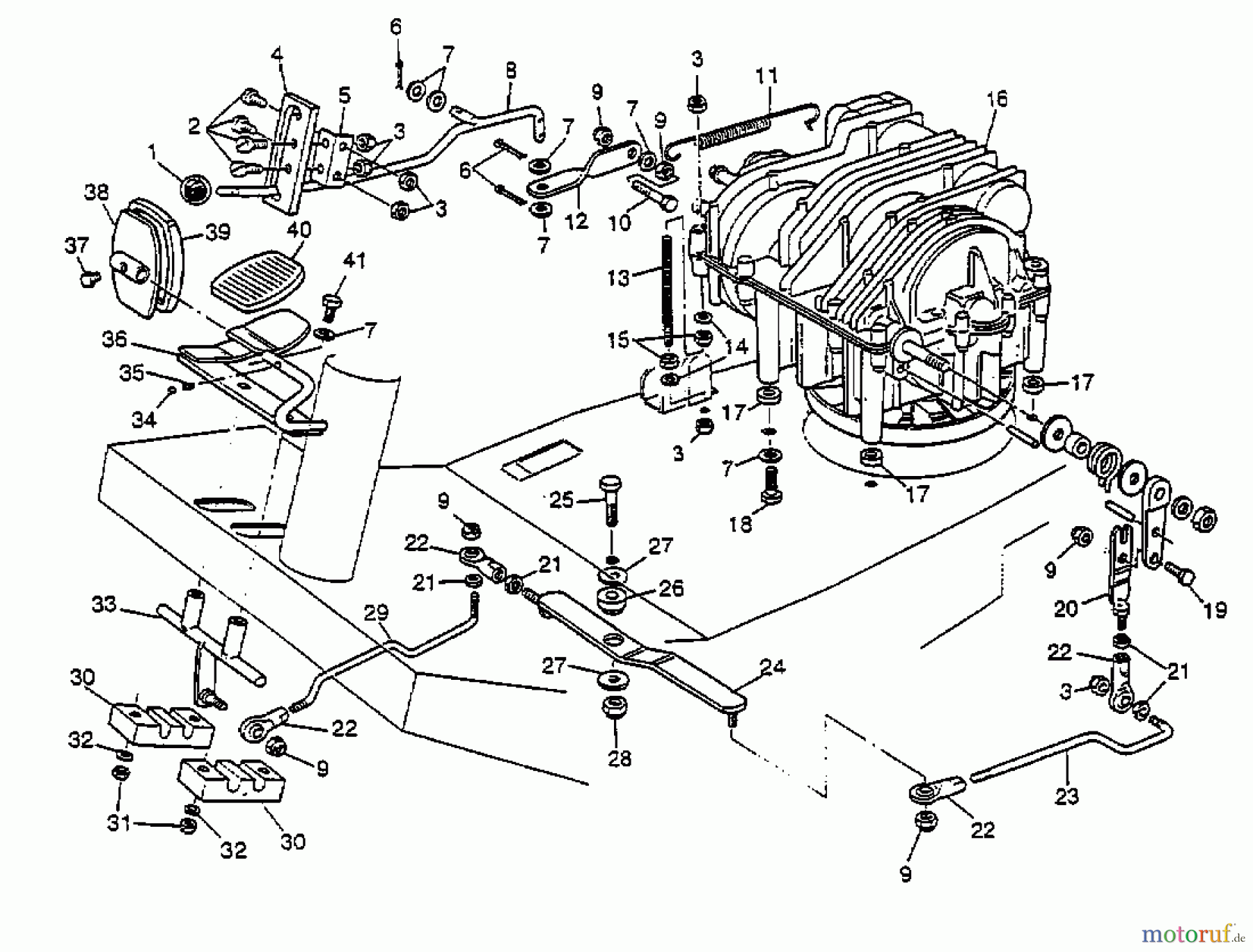  Yard-Man Rasentraktoren FH 125 13A-525-643  (1999) Hydrostat