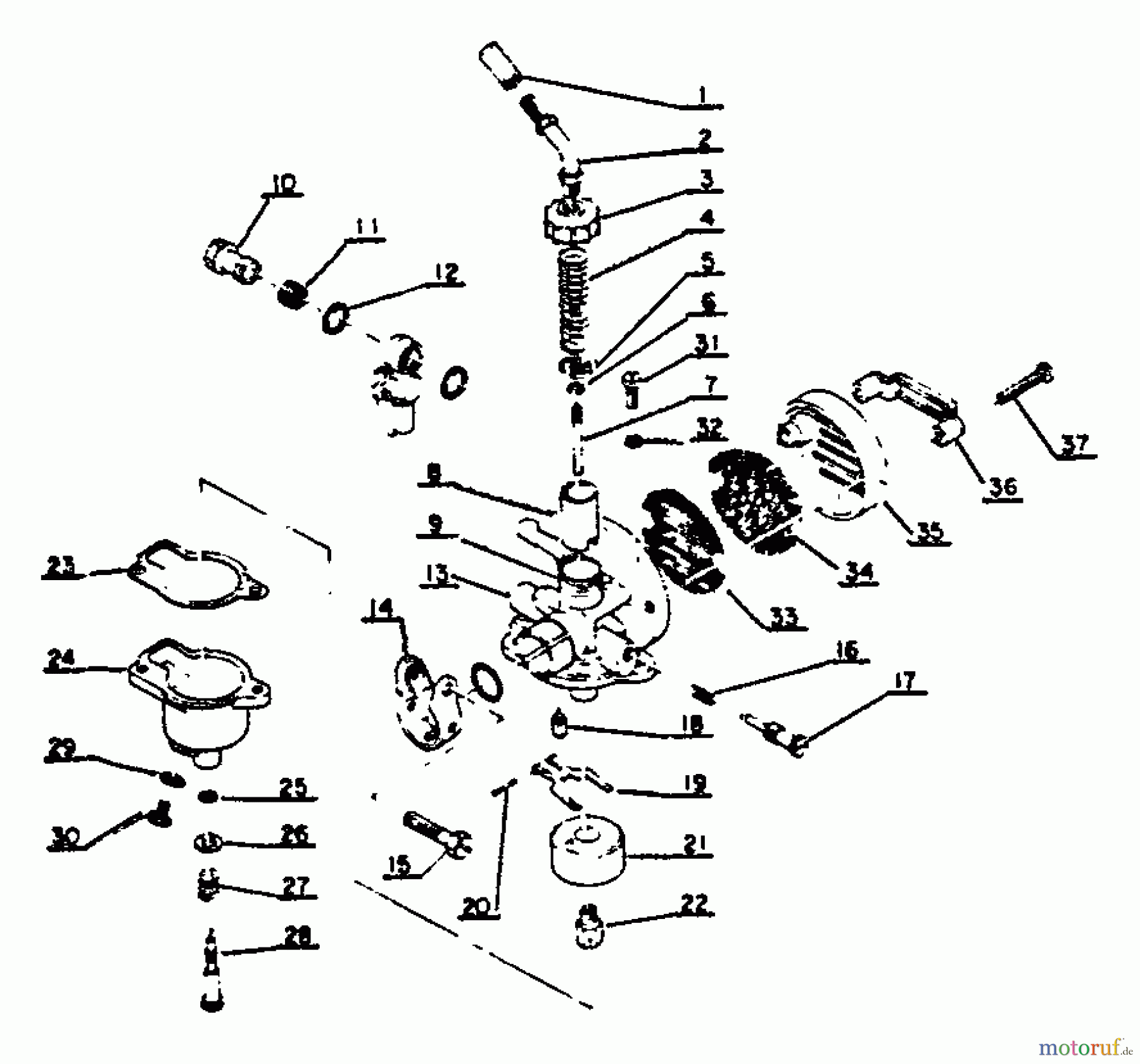  Echo Trimmer, Faden / Bürste SRM-201F - Echo String Trimmer Carburetor