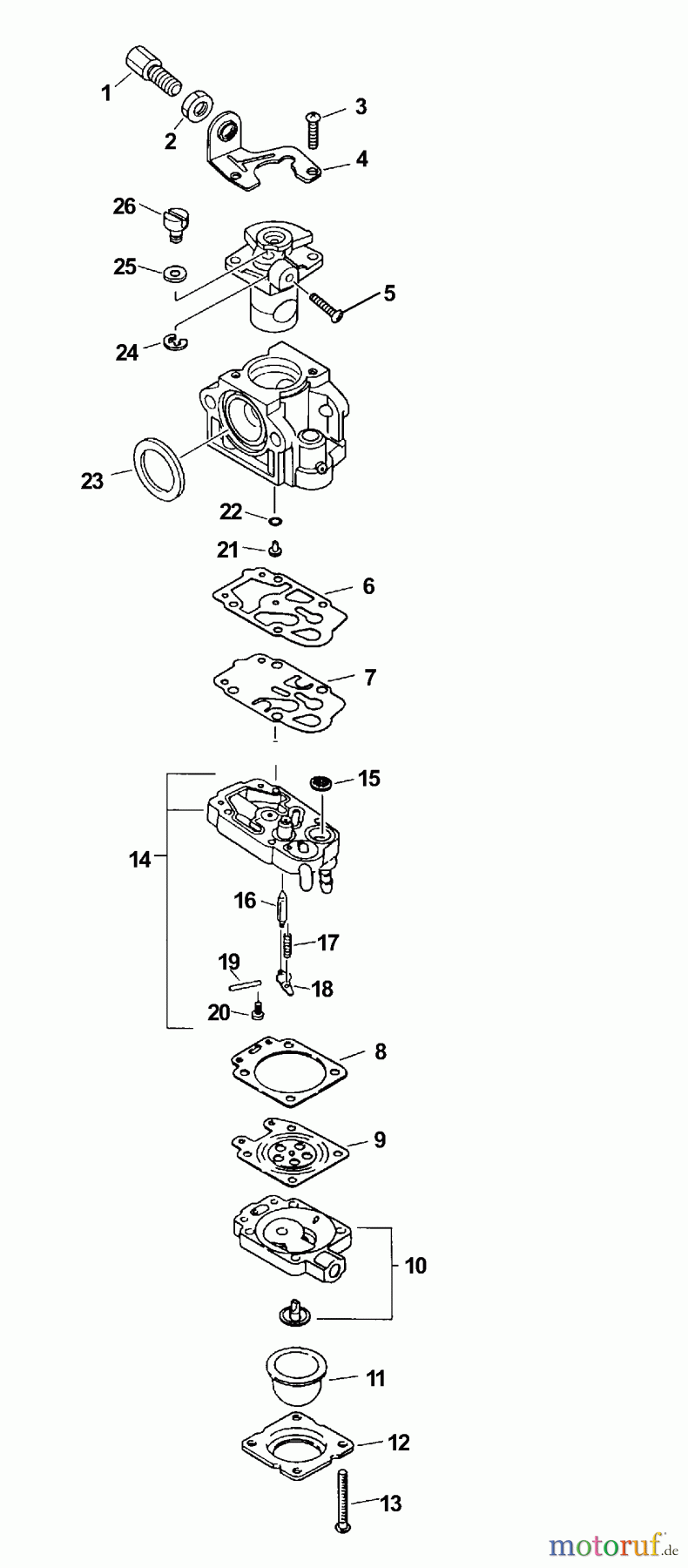  Echo Trimmer, Faden / Bürste SRM-2400SB - Echo String Trimmer (Type 1) Carburetor  S/N: 563000_Up