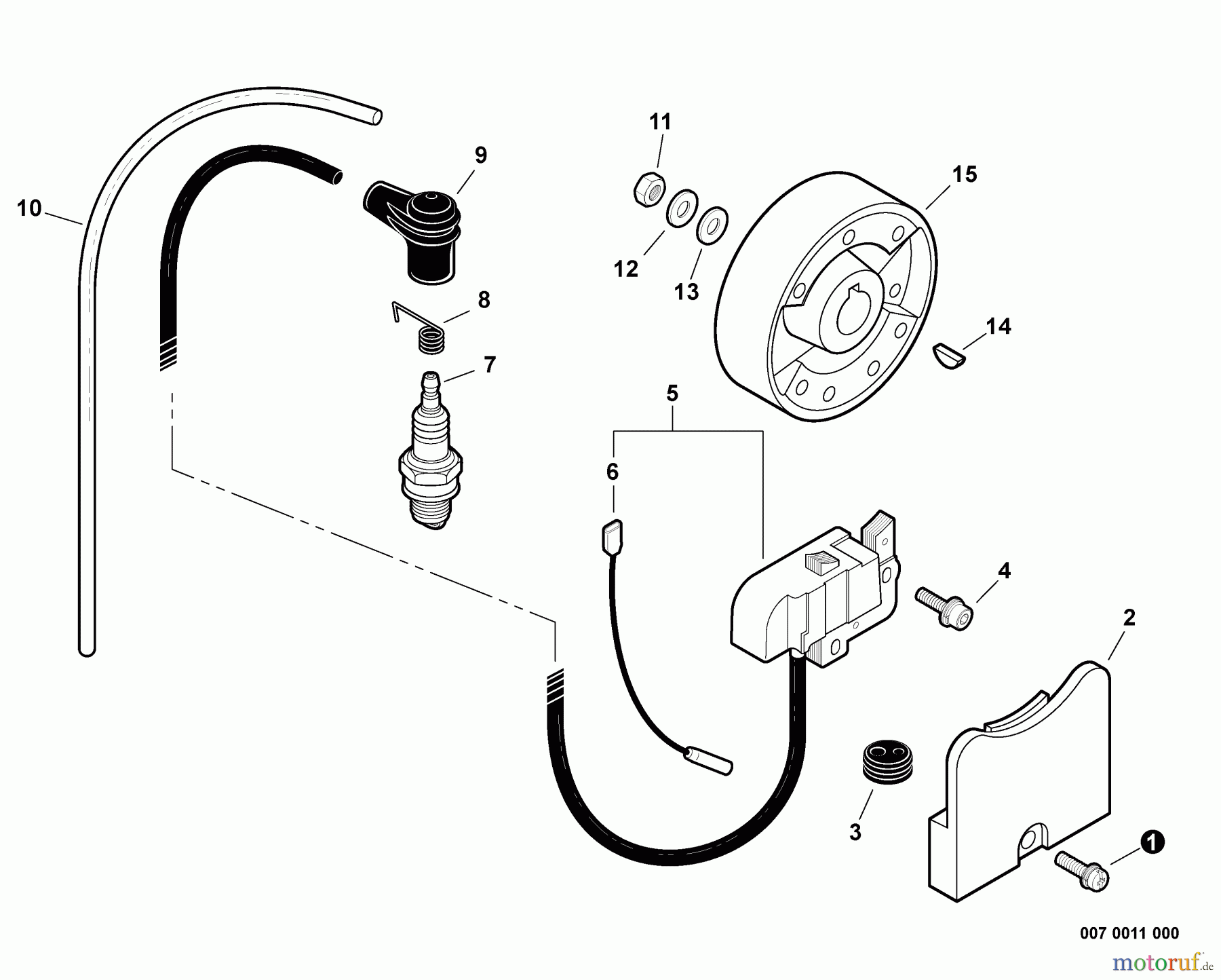  Echo Bläser / Sauger / Häcksler / Mulchgeräte	 PB-413HT - Echo Back Pack Blower, S/N: 02001001 - 02999999 Ignition