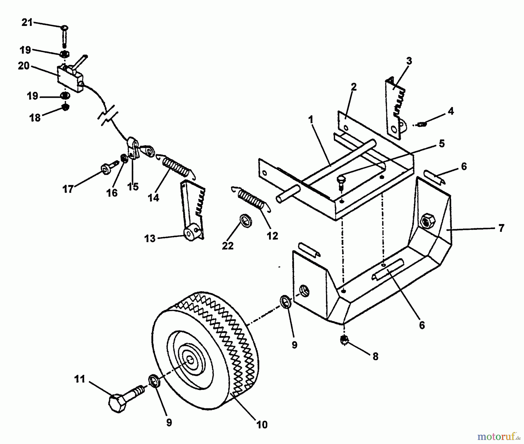  Echo Bläser / Sauger / Häcksler / Mulchgeräte	 CSV-5S - Echo Chipper/Shredder/Vacuum Wheel, Front, Height Adjust Sys