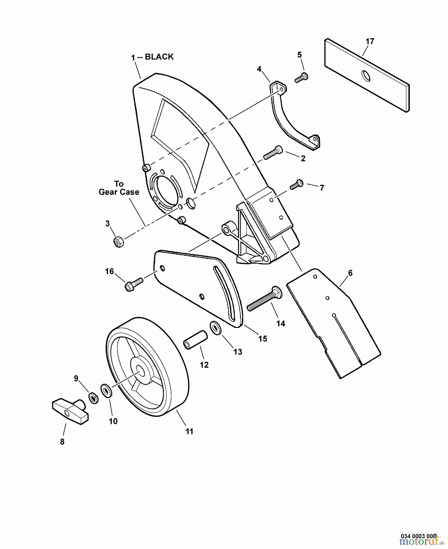  Echo Kantenschneider PE-225 - Echo Edger, S/N: S78712001001 - S78712999999 Edging Assembly -- Plastic