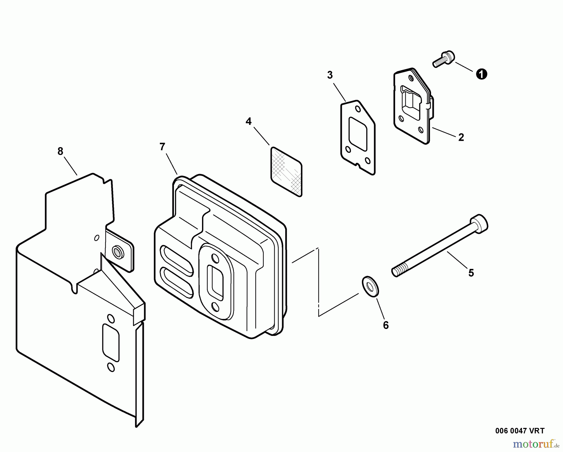 Echo Heckenscheren HC-150 - Echo Hedge Trimmers, S/N: S90920001001 - S90920999999 Exhaust