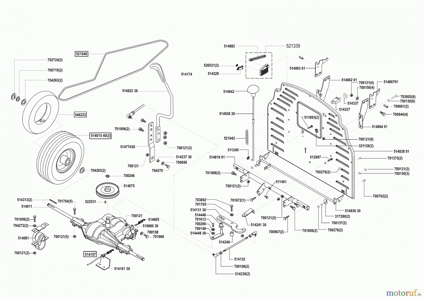  Concord Gartentechnik Rasentraktor T15-102 vor 04/2002 Seite 3