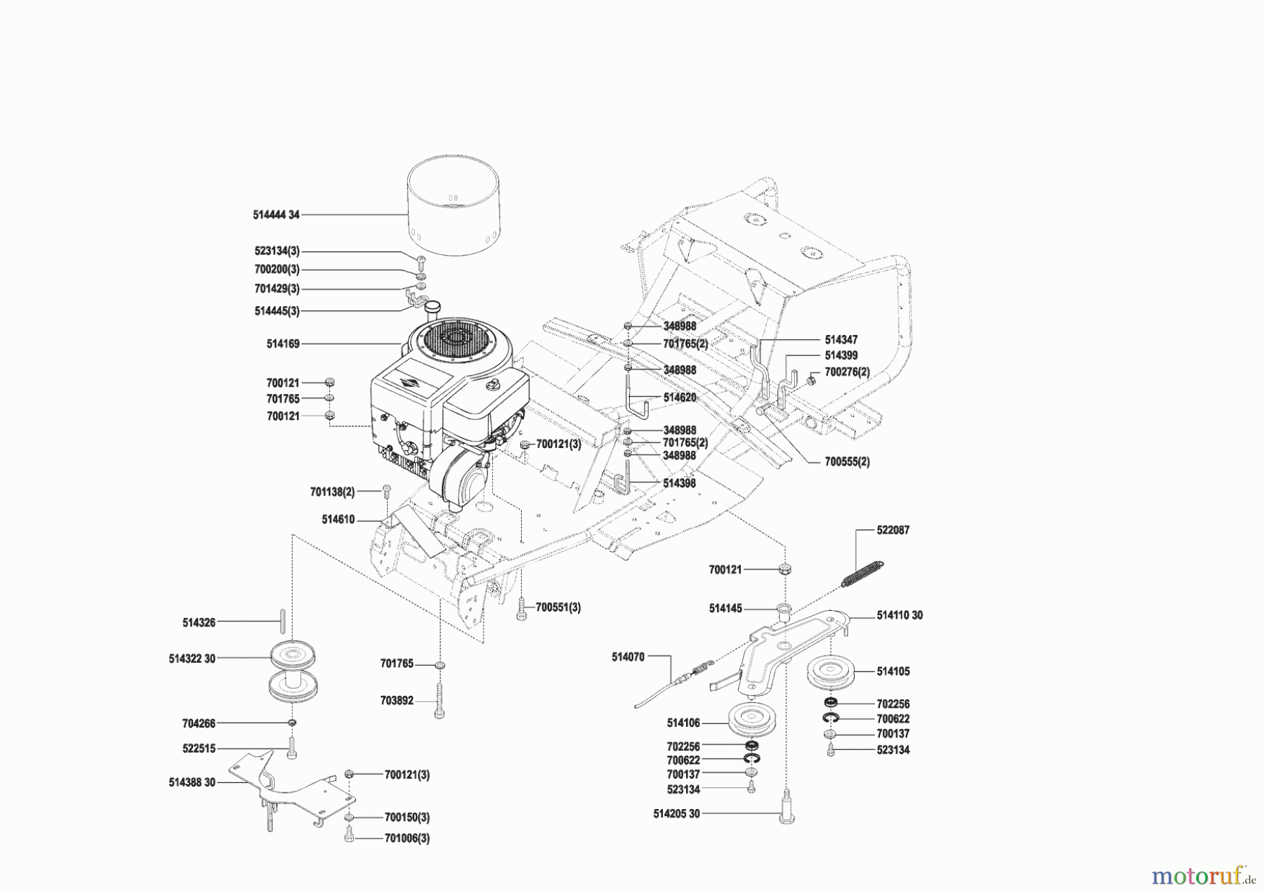  Concord Gartentechnik Rasentraktor T11-75  ab 06/1998 Seite 4