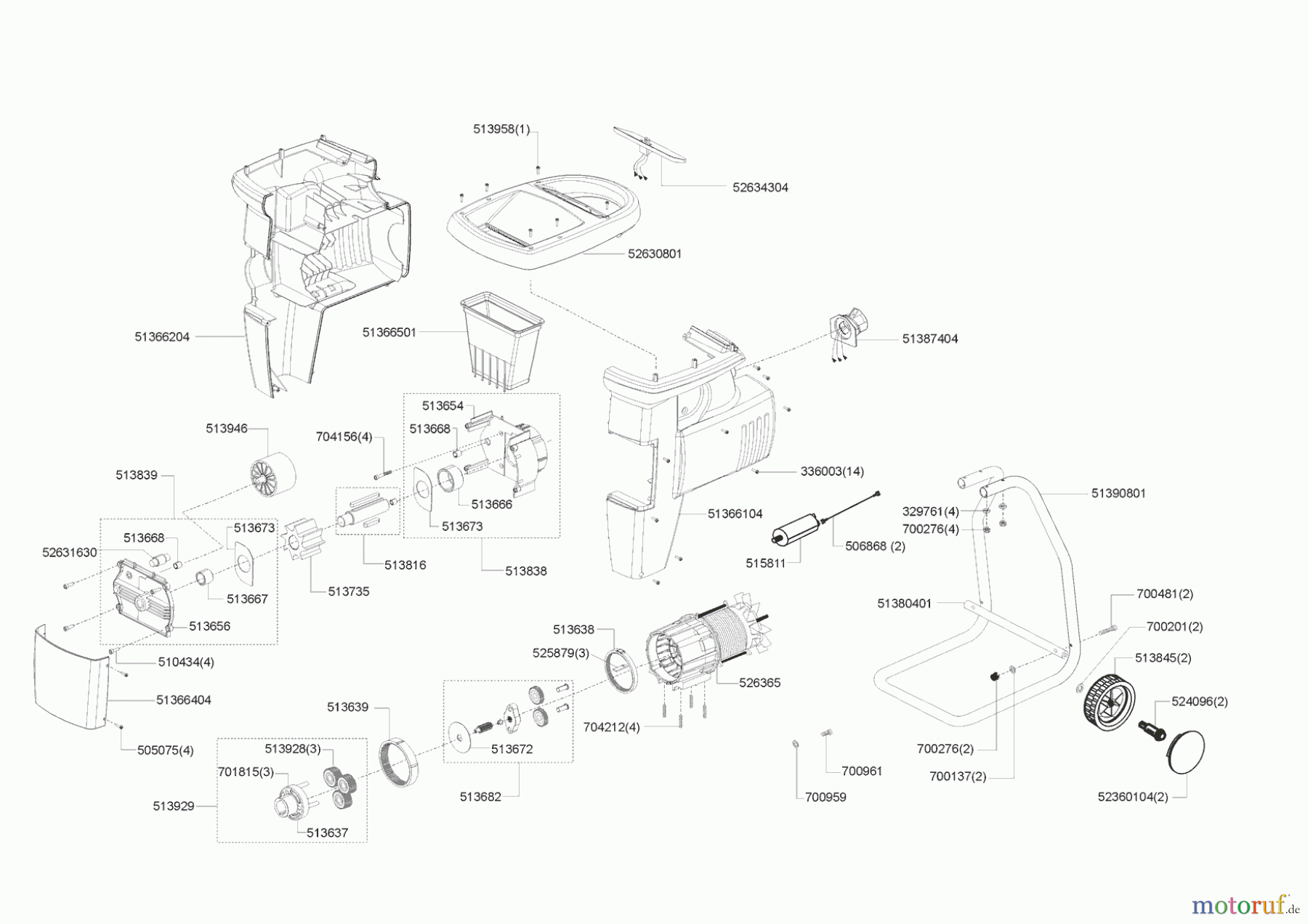  AL-KO Gartentechnik Leisehäcksler Silent Power 5000 01/1999 - 12/1999 Seite 1