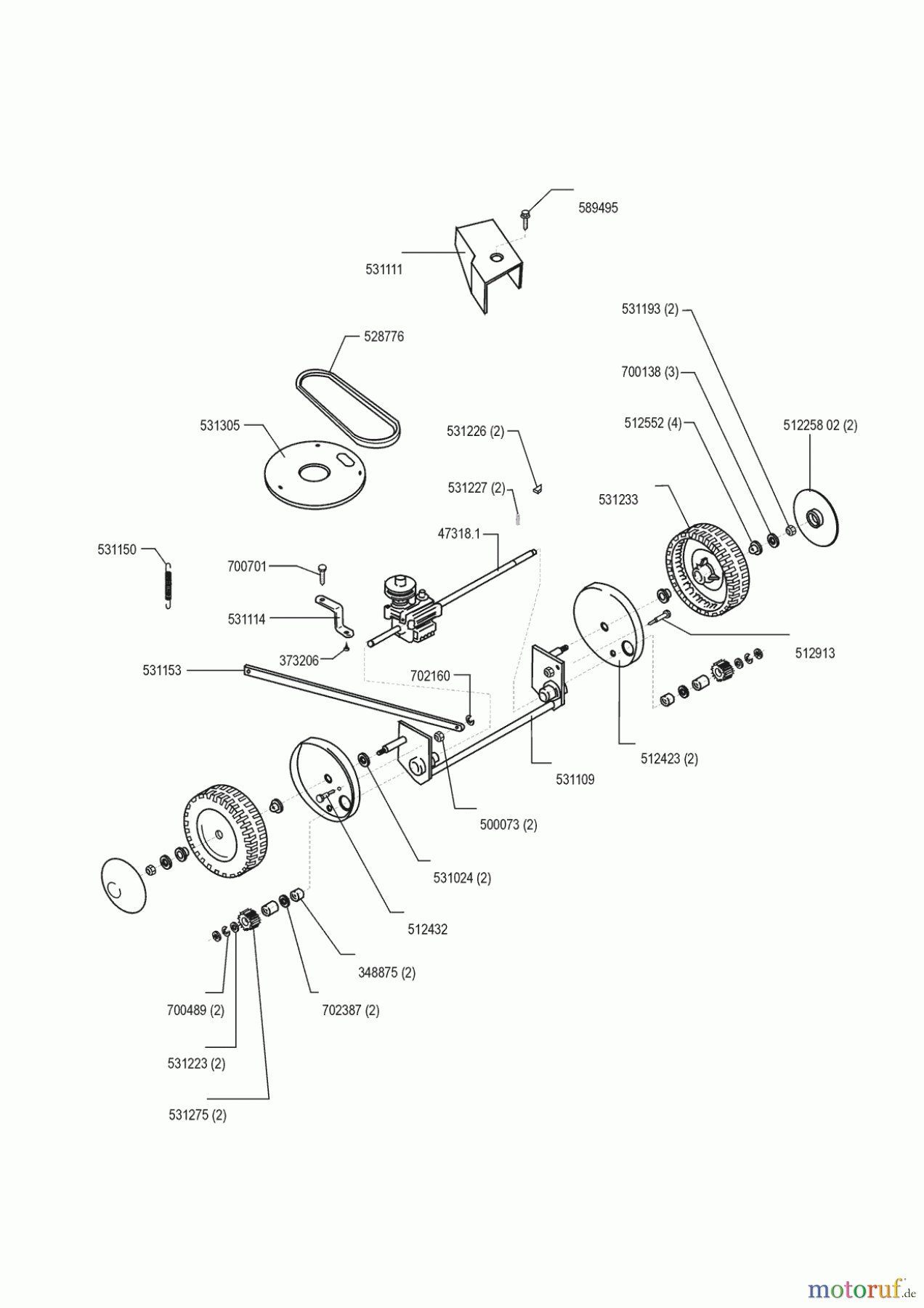  AL-KO Gartentechnik Benzinrasenmäher Elettrozeta 474 SB ab 02/2000 Seite 1