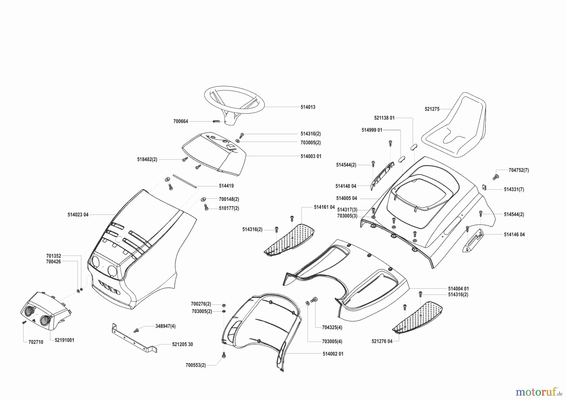  AL-KO Gartentechnik Rasentraktor Comfort T 750  09/2002 - 09/2003 Seite 1