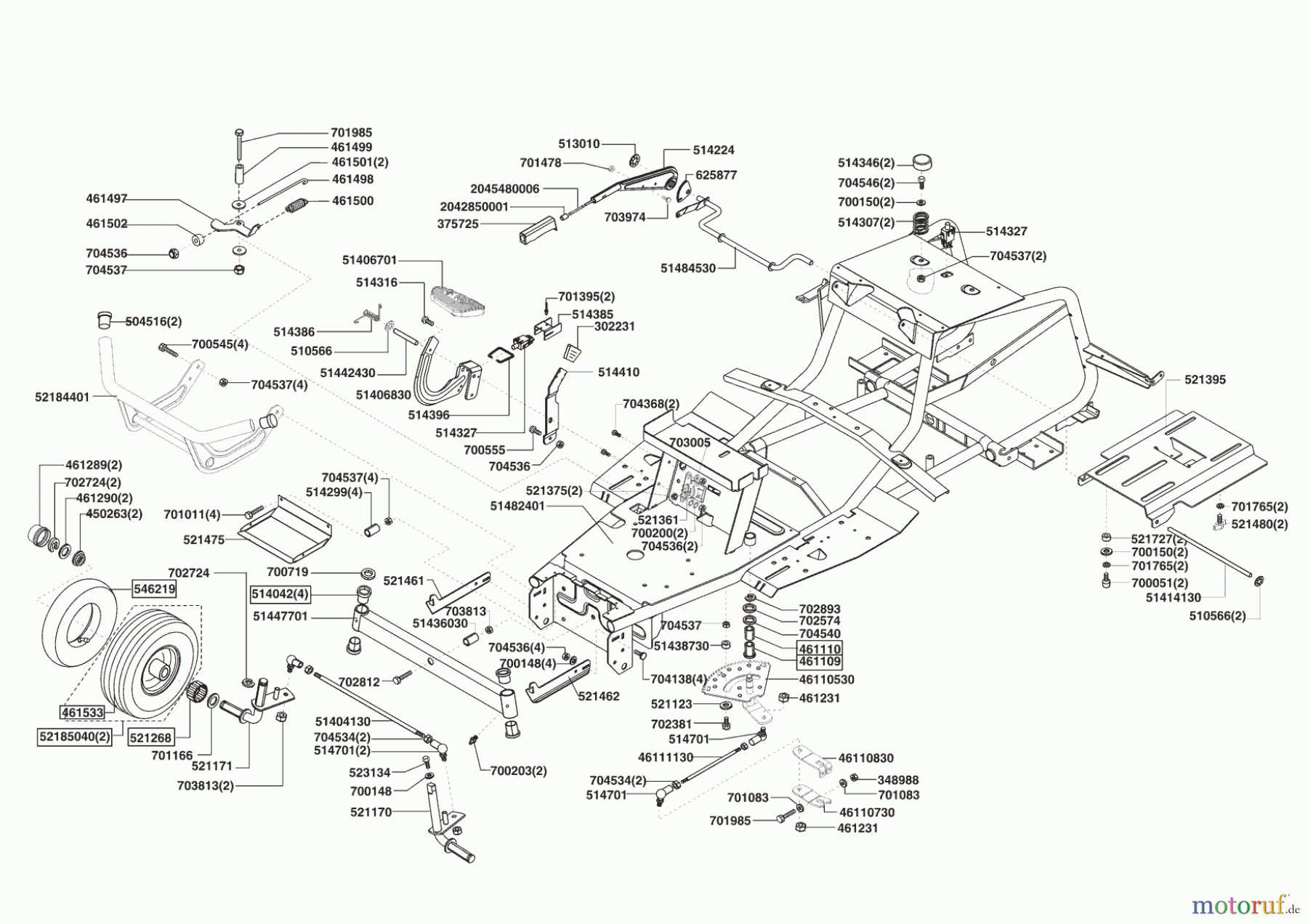 Sigma Gartentechnik Rasentraktor T 18-102 HD 10/2005 - 12/2006 Seite 2