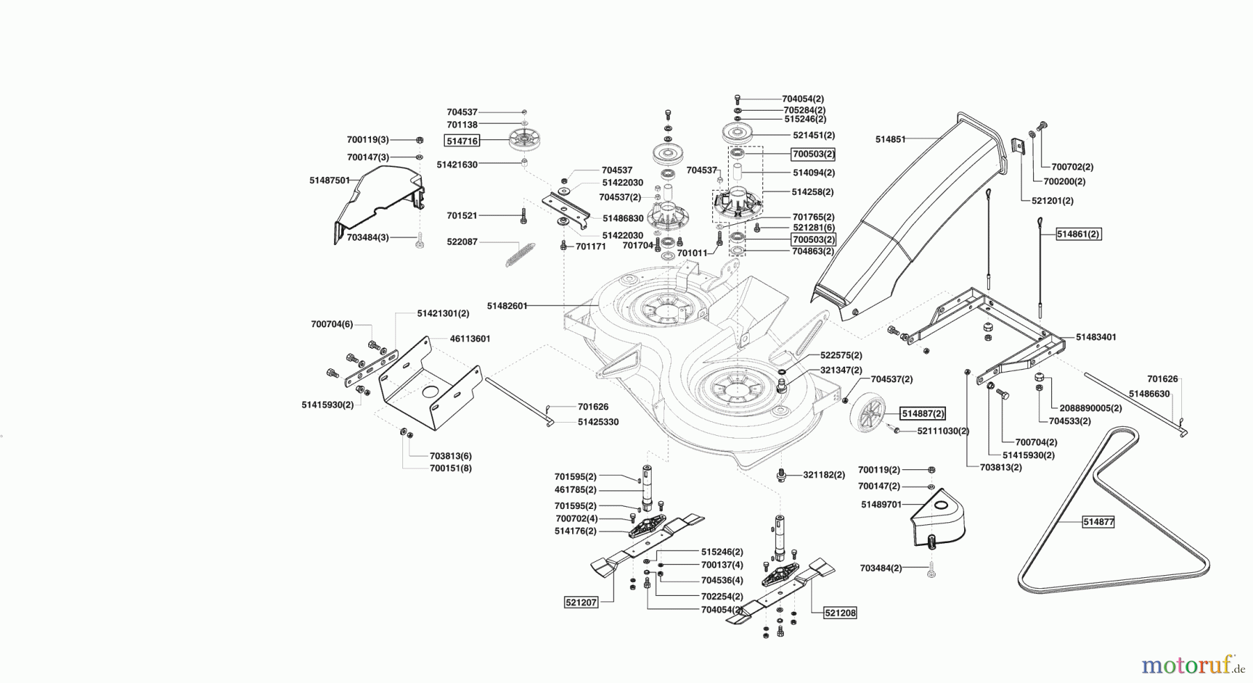  Powerline Gartentechnik Rasentraktor T20-102 HDE 08/2007 - 09/2007 Seite 5