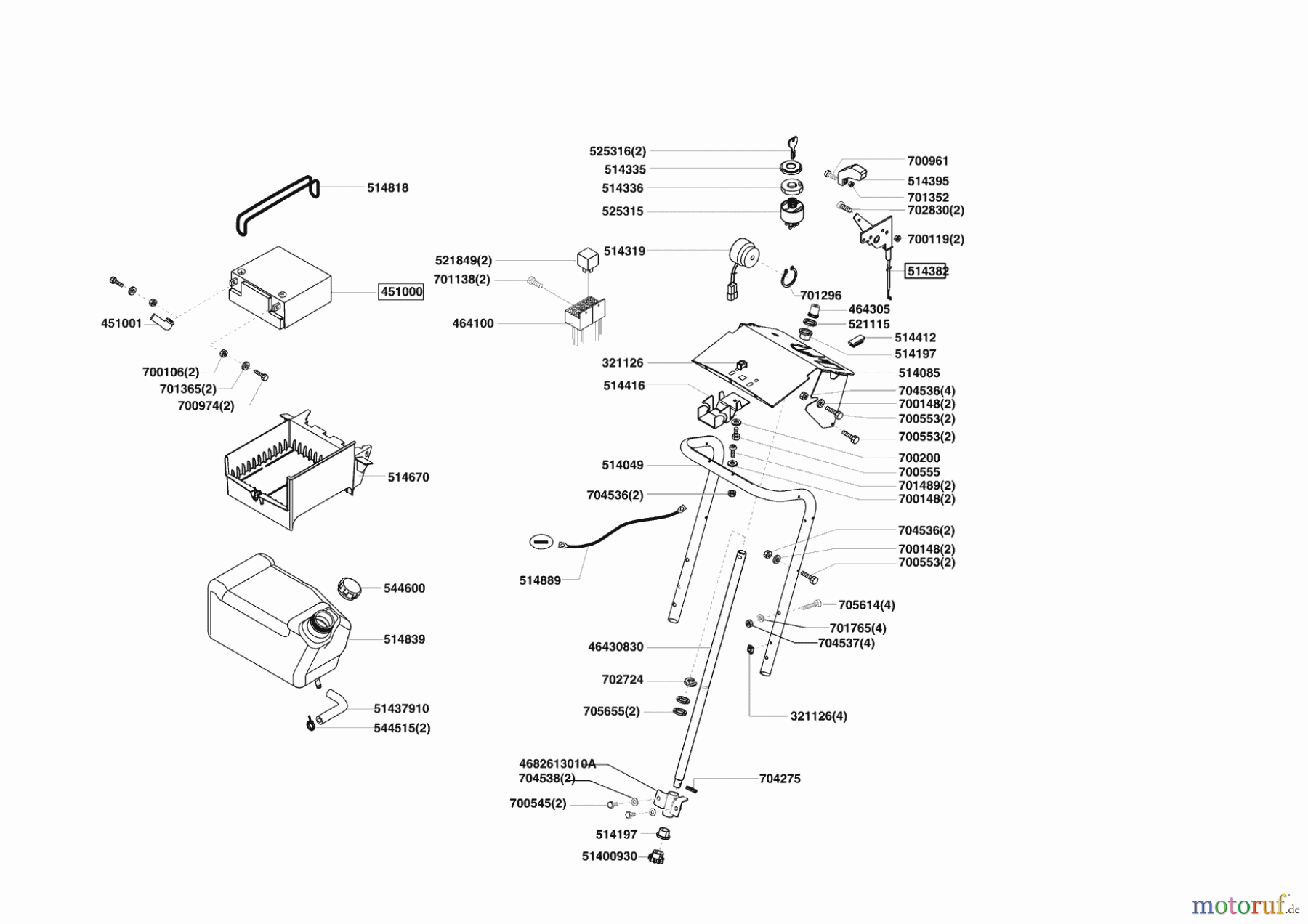 AL-KO Gartentechnik Rasentraktor COMFORT T1000 ab 02/2009 Seite 6