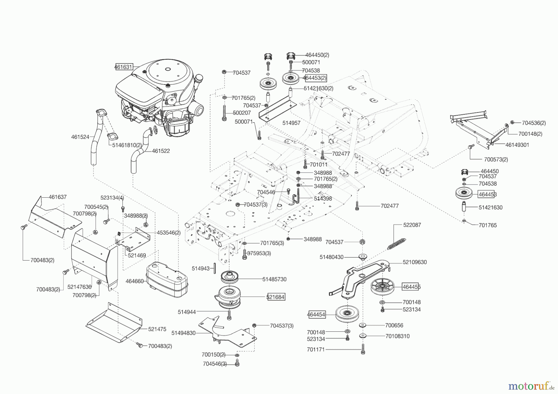  Powerline Gartentechnik Rasentraktor T 16-92 HD-H Edition  12/2013 Seite 4