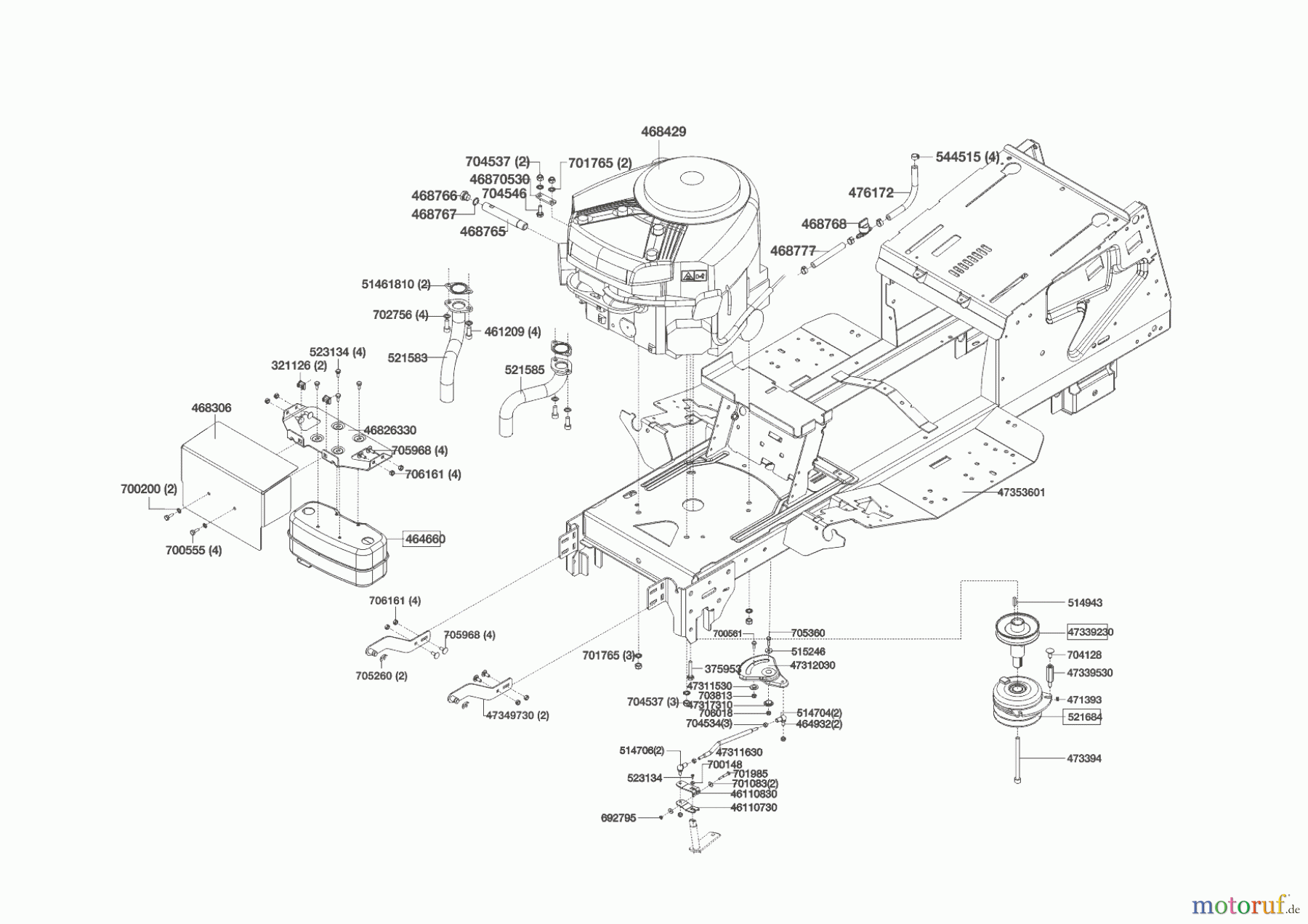 Powerline Gartentechnik Rasentraktor T23-125.4 HD V2 09/2014 - 06/2015 Seite 2