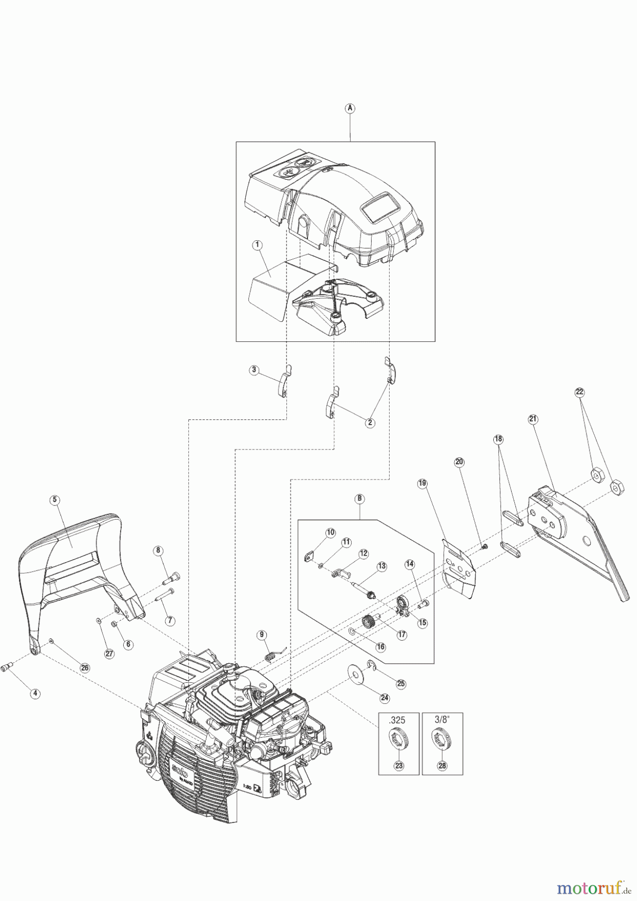  Solo by AL-KO Gartentechnik Kettensägen 656 C  09/2015 Seite 1