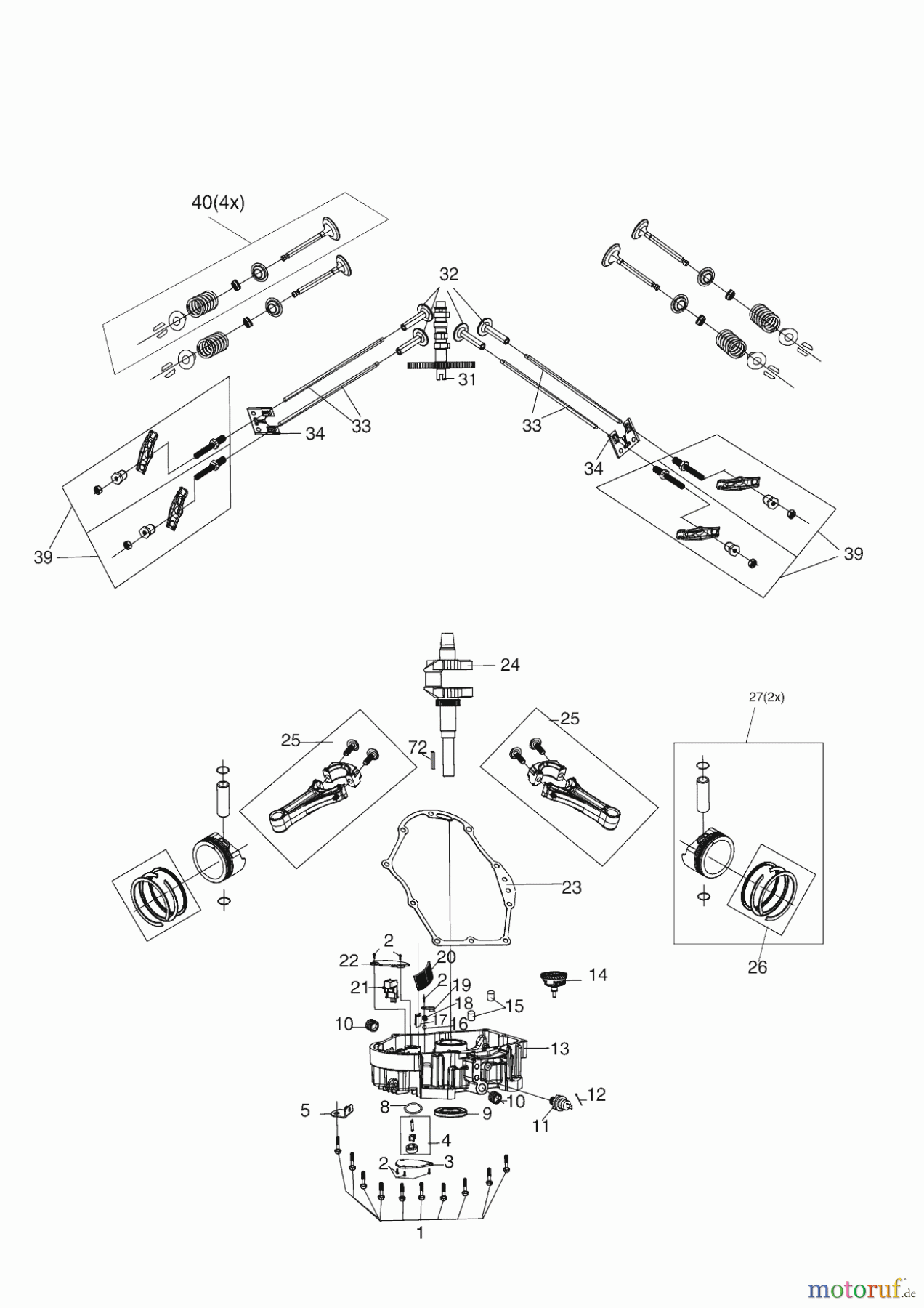 AL-KO Gartentechnik Benzinmotoren BENZIN MOTOR LC2P77F-708 CC 2ZY 04/2018 Seite 4