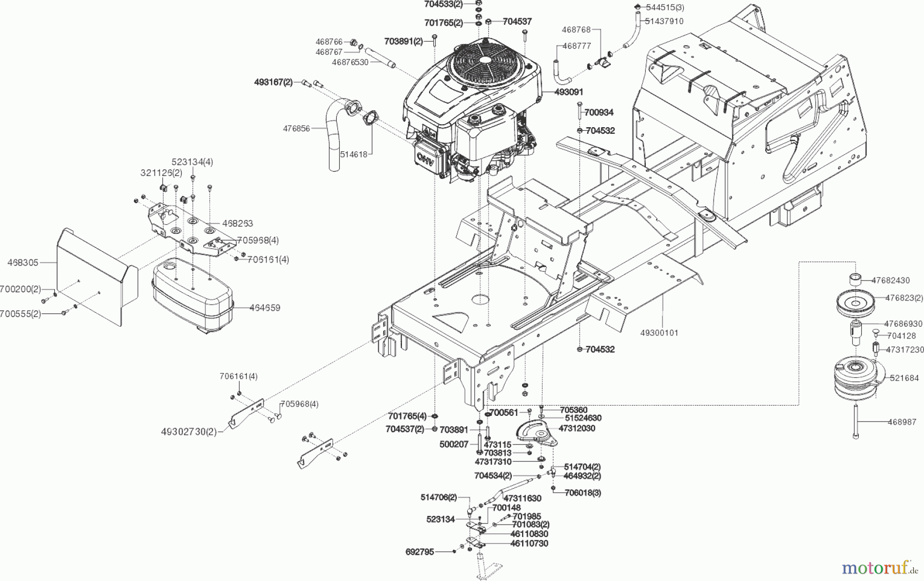  Solo by AL-KO Gartentechnik Rasentraktor T13-93.7 HDS-A COMFORT   ab 04/2020 Seite 2