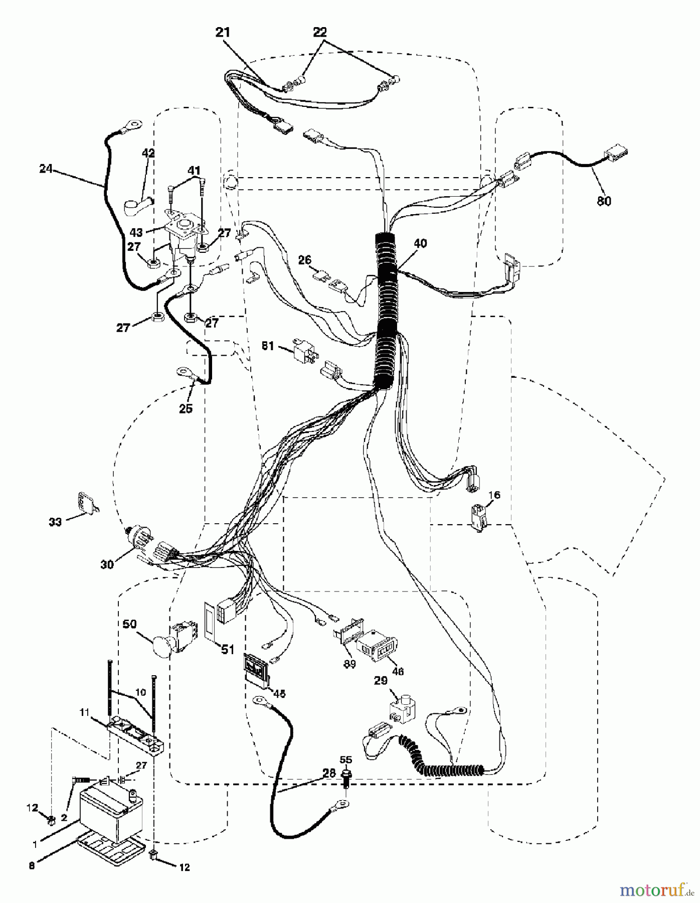Husqvarna Rasen und Garten Traktoren YTH 1542XPG (954567253) - Husqvarna Yard Tractor (2003-03 & After) Electrical
