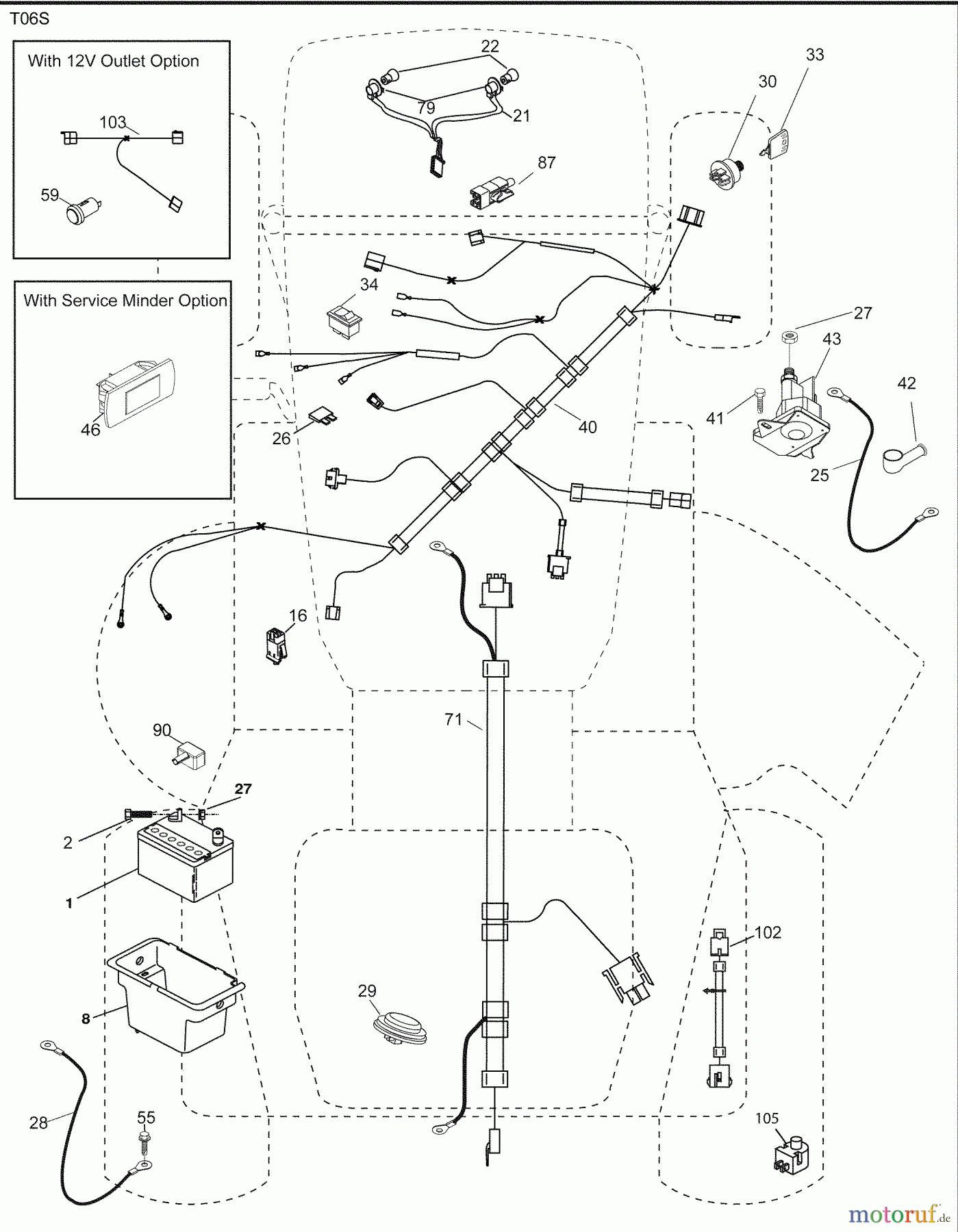 Husqvarna Rasen und Garten Traktoren YTH 20K46 (96045000410) - Husqvarna Yard Tractor (2008-12 & After) Electrical