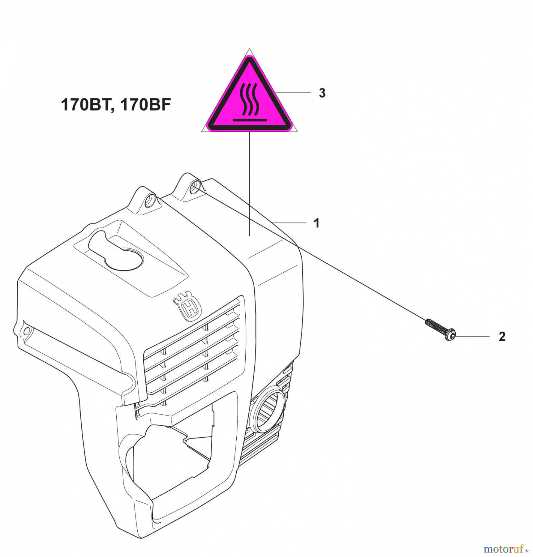  Husqvarna Bläser / Sauger / Häcksler / Mulchgeräte 170 BT - Husqvarna Backpack Blower (2008-10 & After) Cover