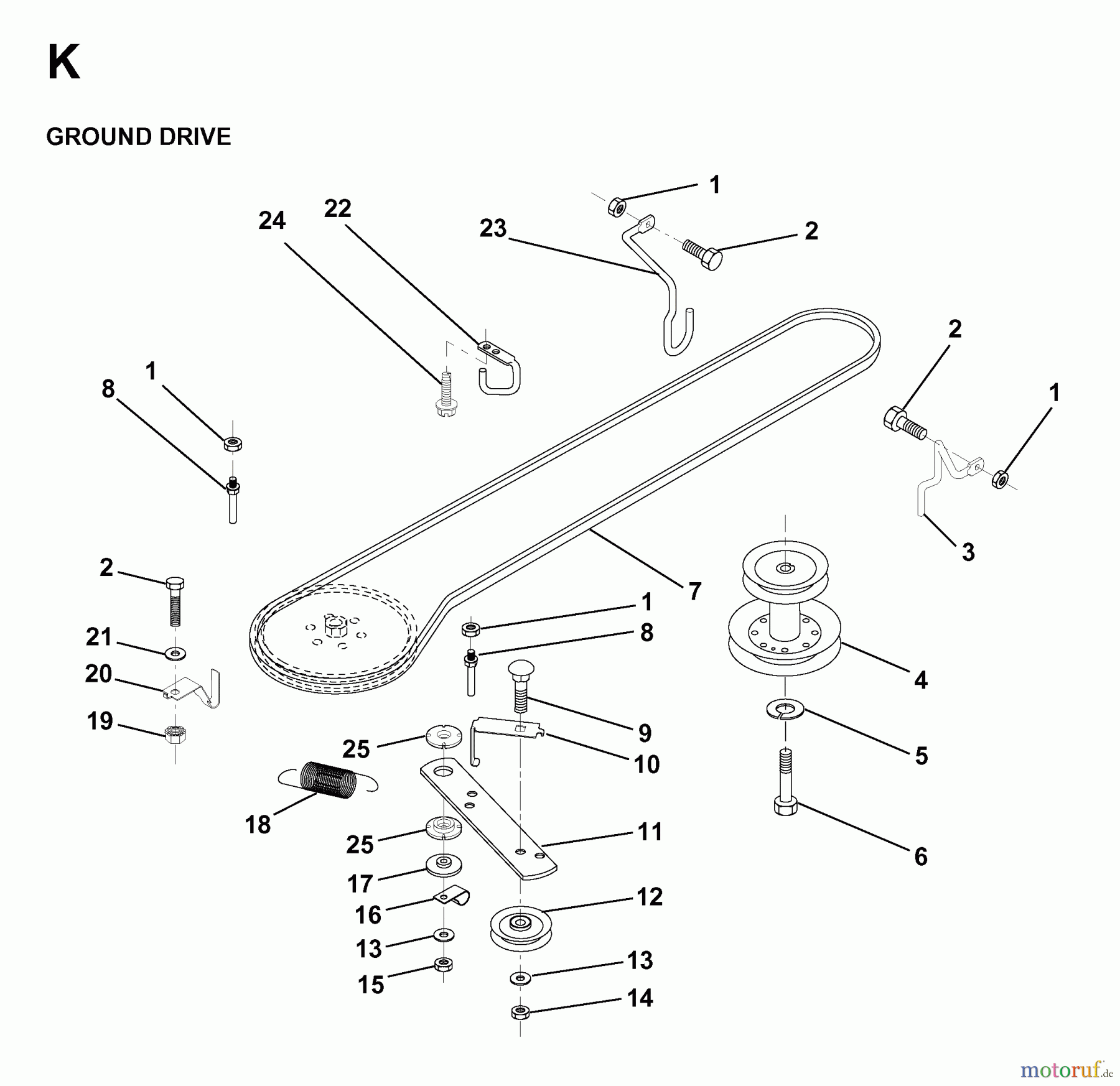 Jonsered Rasen und Garten Traktoren LR13 (954130013) - Jonsered 36