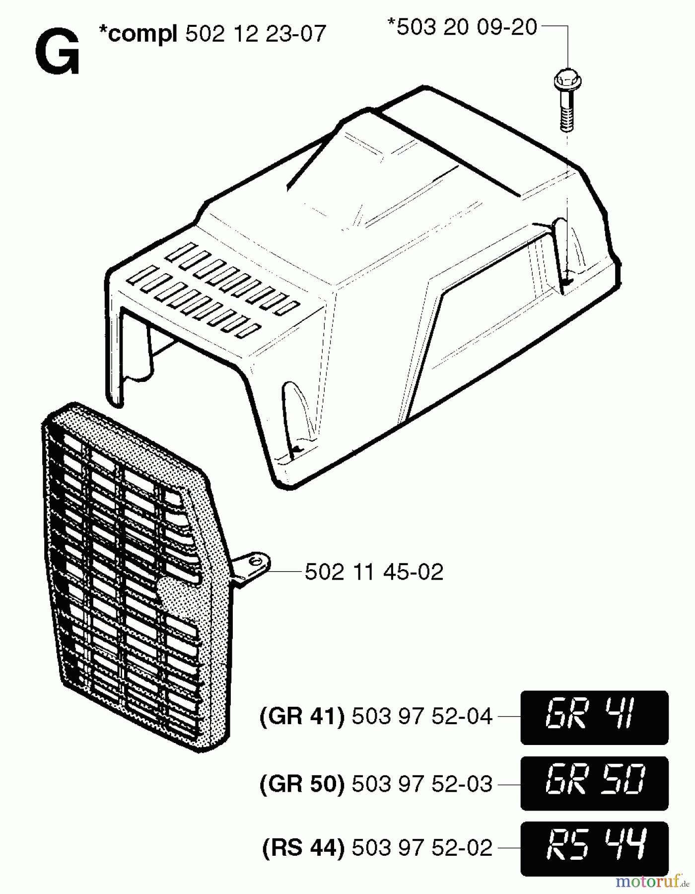 Jonsered Motorsensen, Trimmer RS44 EPA - Jonsered String/Brush Trimmer (2002-08) COVER
