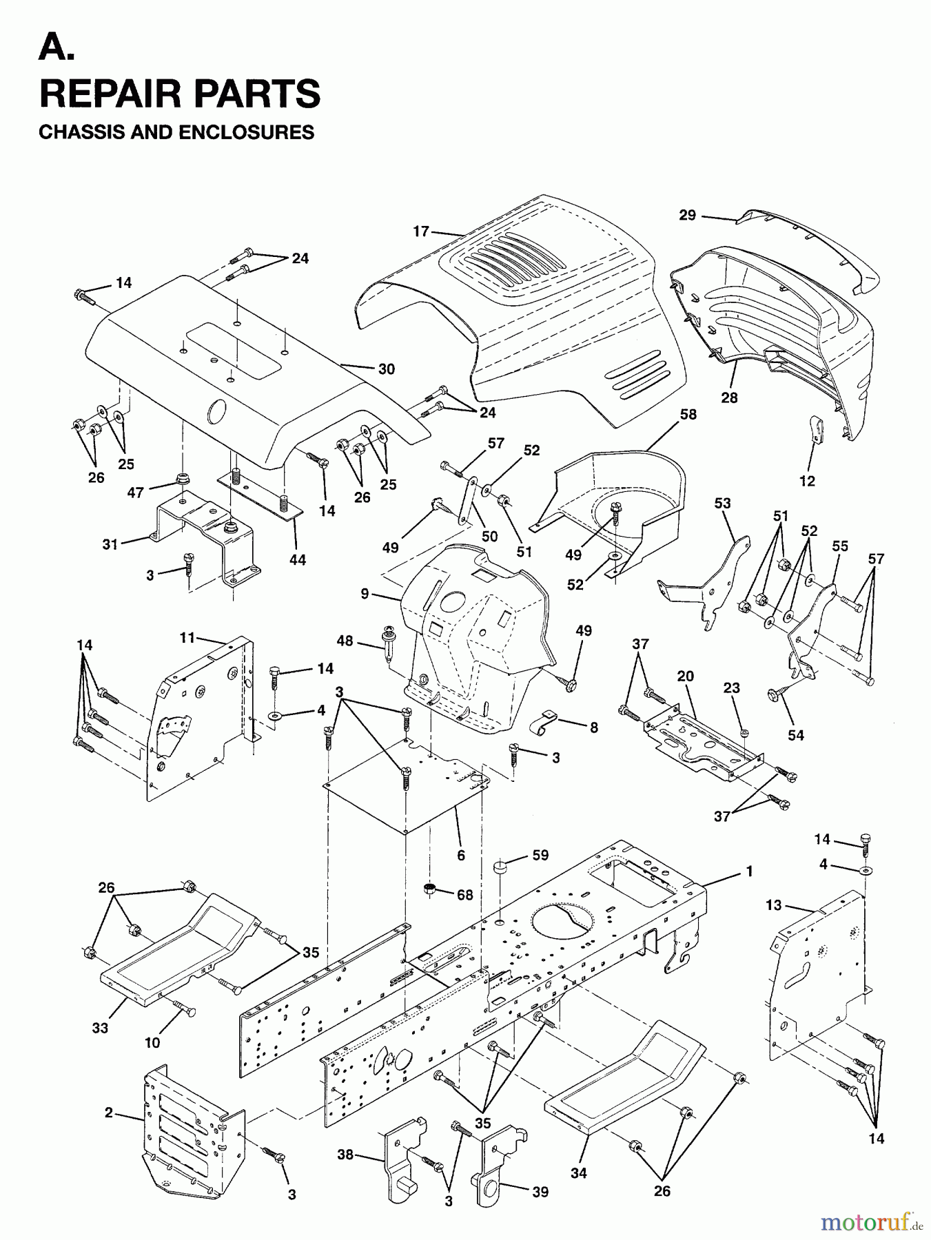  Jonsered Rasen  und Garten Traktoren YTH18 (954003471) - Jonsered 46