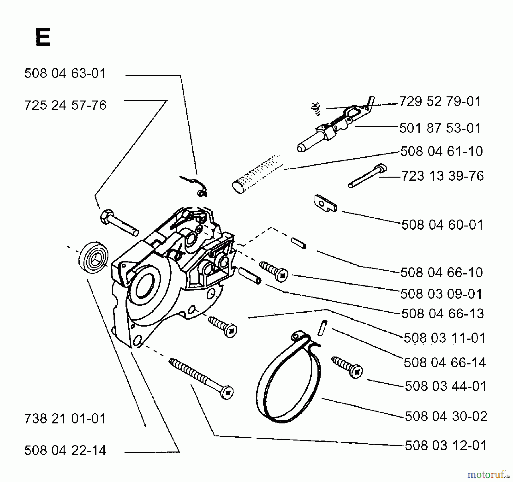  Jonsered Motorsägen 2016EL - Jonsered Chainsaw (1994-02) CHAIN BRAKE