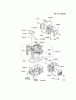 Kawasaki Motoren FA210V - AS02 bis FH641V - DS24 FH430V-DS04 - Kawasaki FH430V 4-Stroke Engine Ersatzteile CYLINDER/CRANKCASE