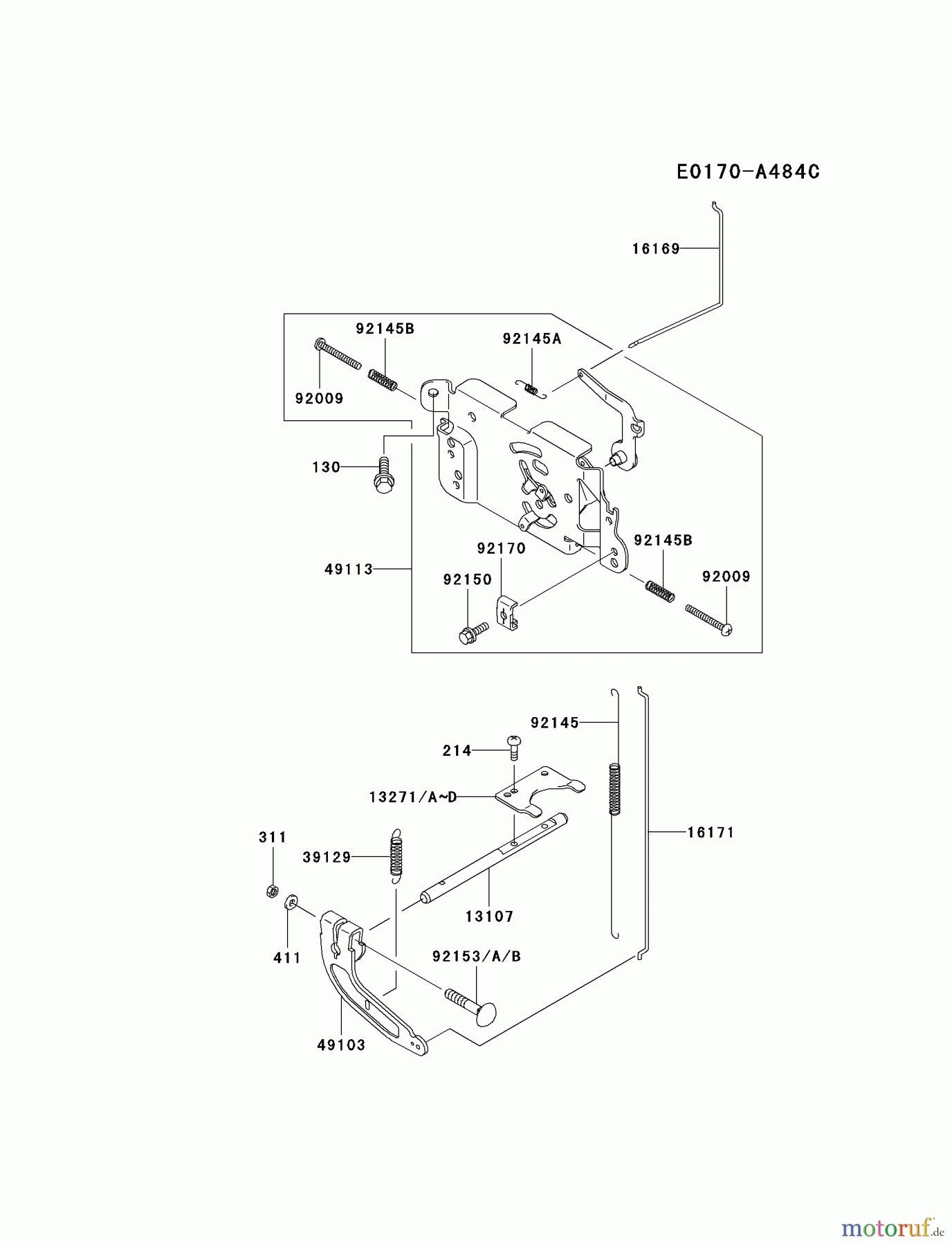 Kawasaki Motoren Motoren Vertikal FA210V - AS02 bis FH641V - DS24 FH541V-CS22 - Kawasaki FH541V 4-Stroke Engine CONTROL-EQUIPMENT